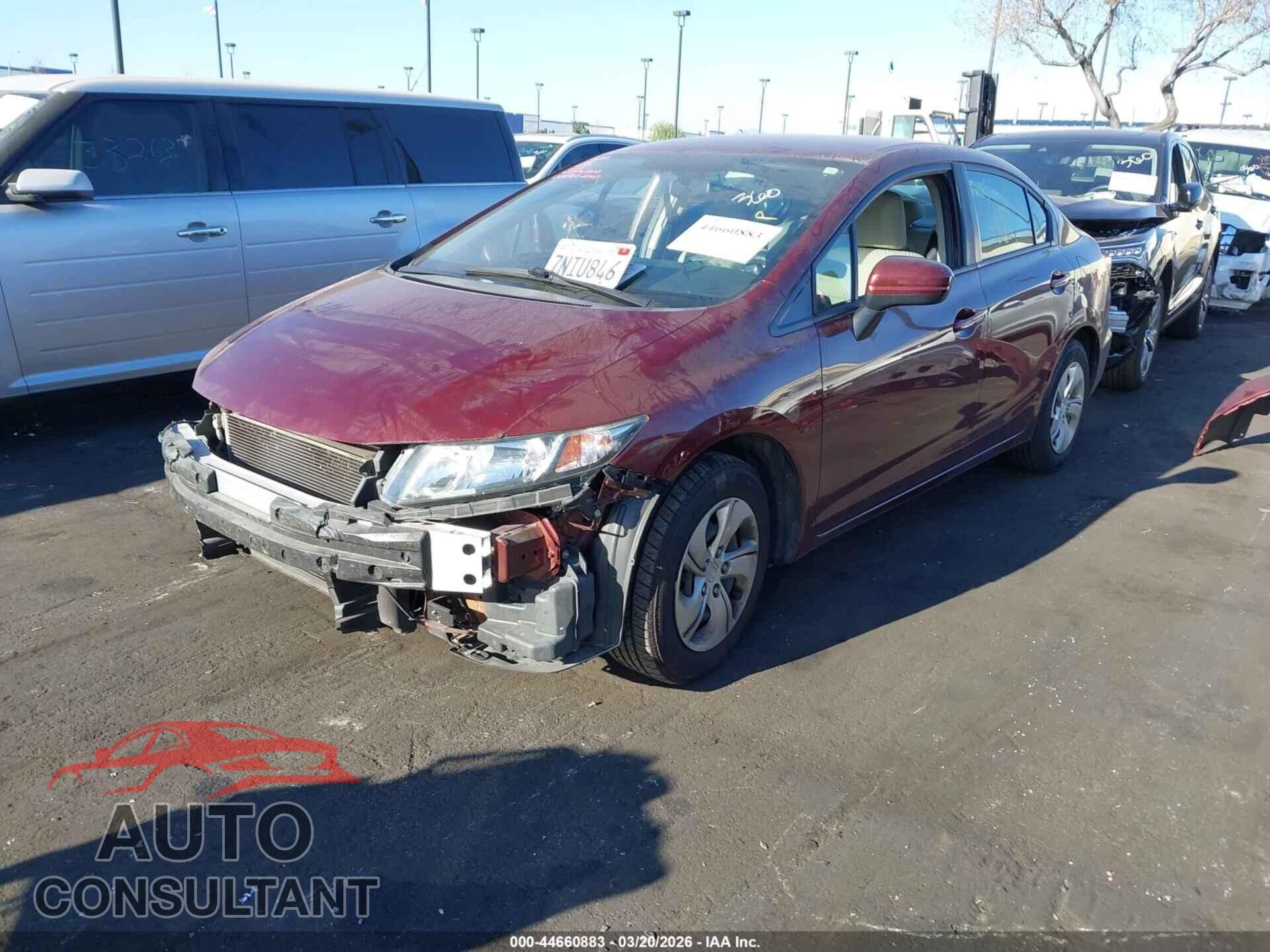 HONDA CIVIC 2015 - 2HGFB2F51FH562000