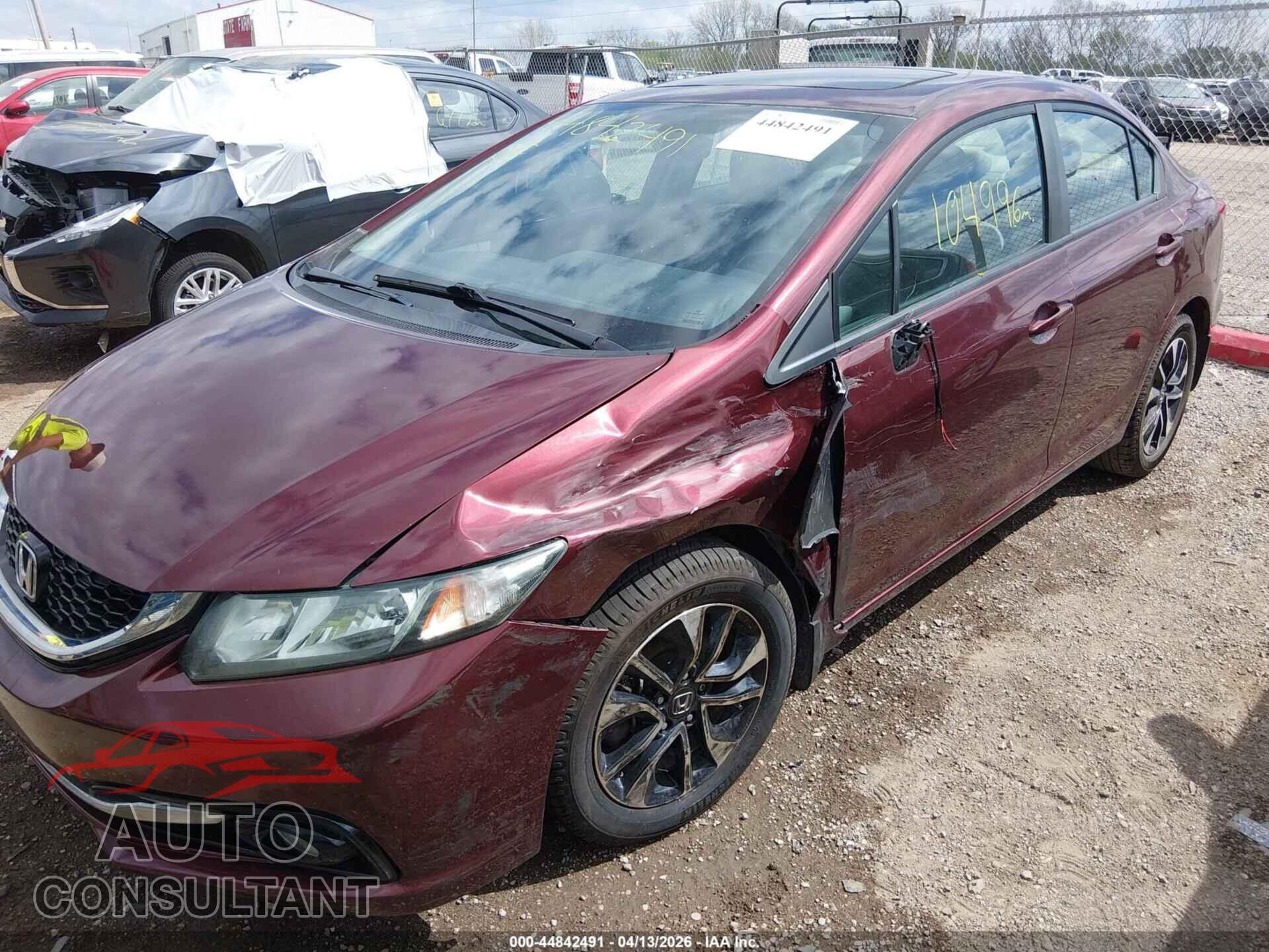 HONDA CIVIC 2013 - 19XFB2F94DE013093