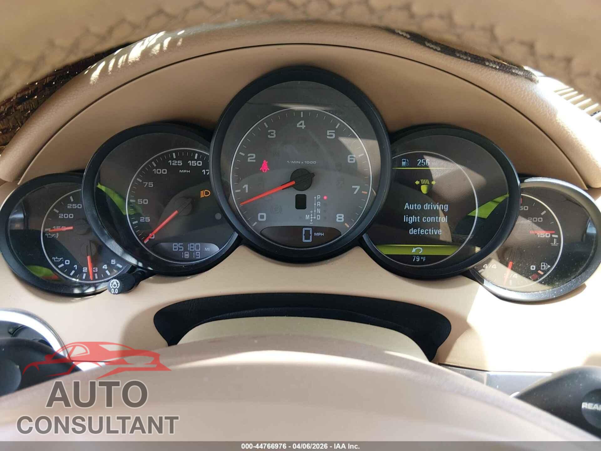 PORSCHE CAYENNE 2012 - WP1AB2A25CLA51389