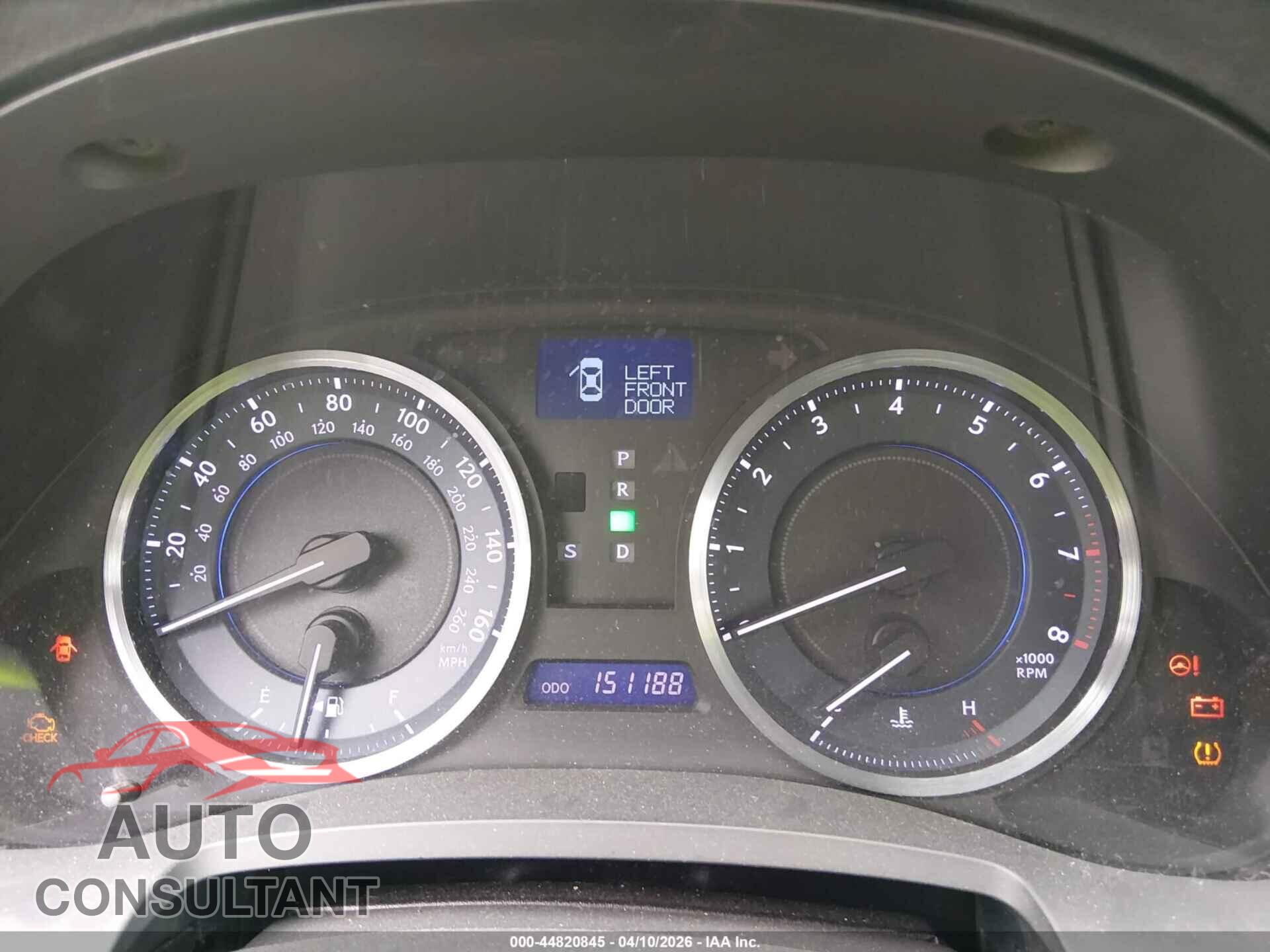 LEXUS IS 250 2013 - JTHCF5C22D5063601