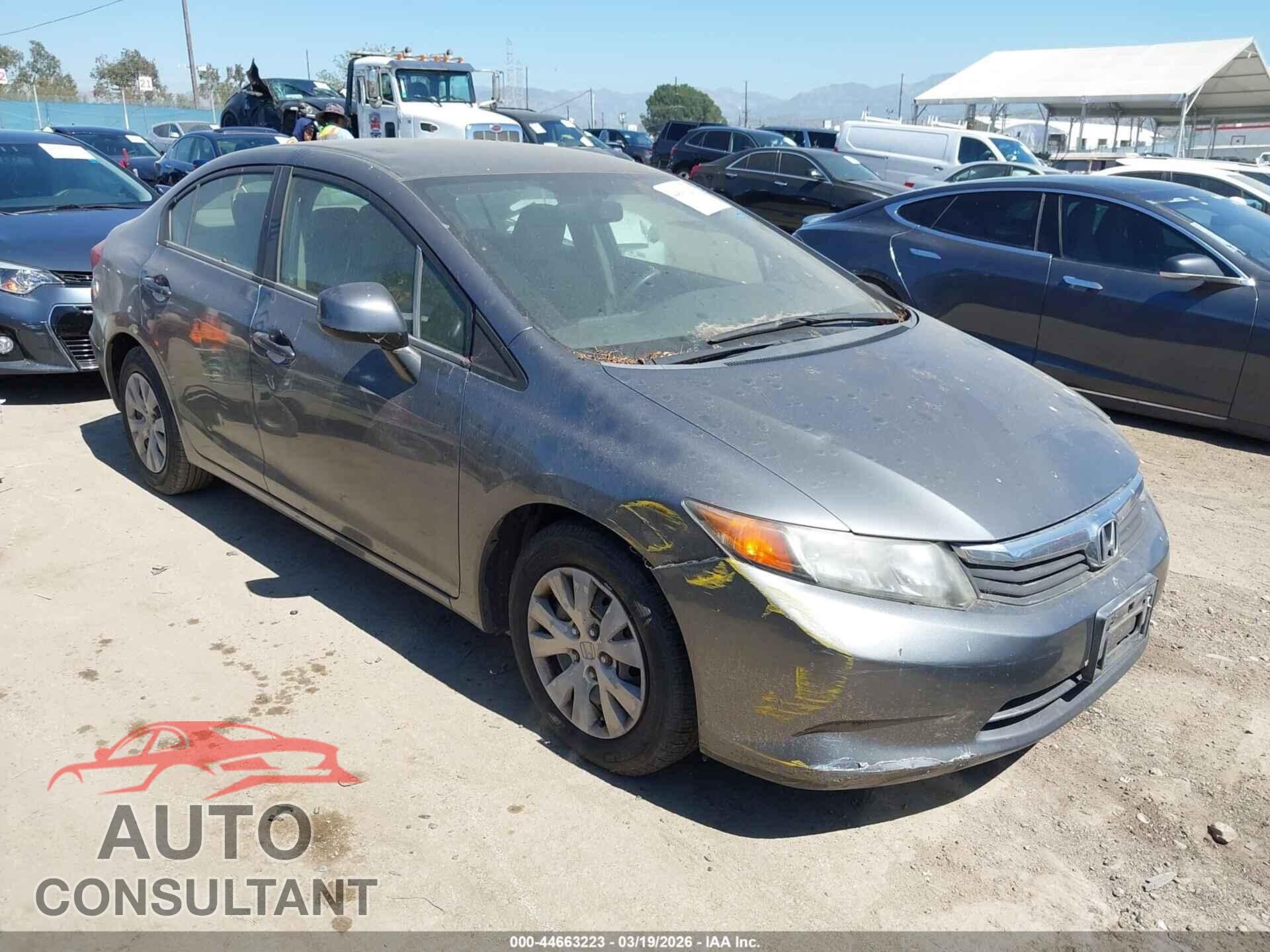 HONDA CIVIC 2012 - JHMFB2F54CS005390