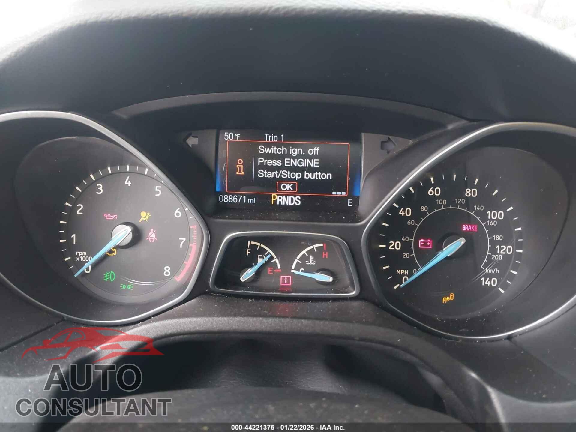 FORD FOCUS 2015 - 1FADP3N2XFL291919
