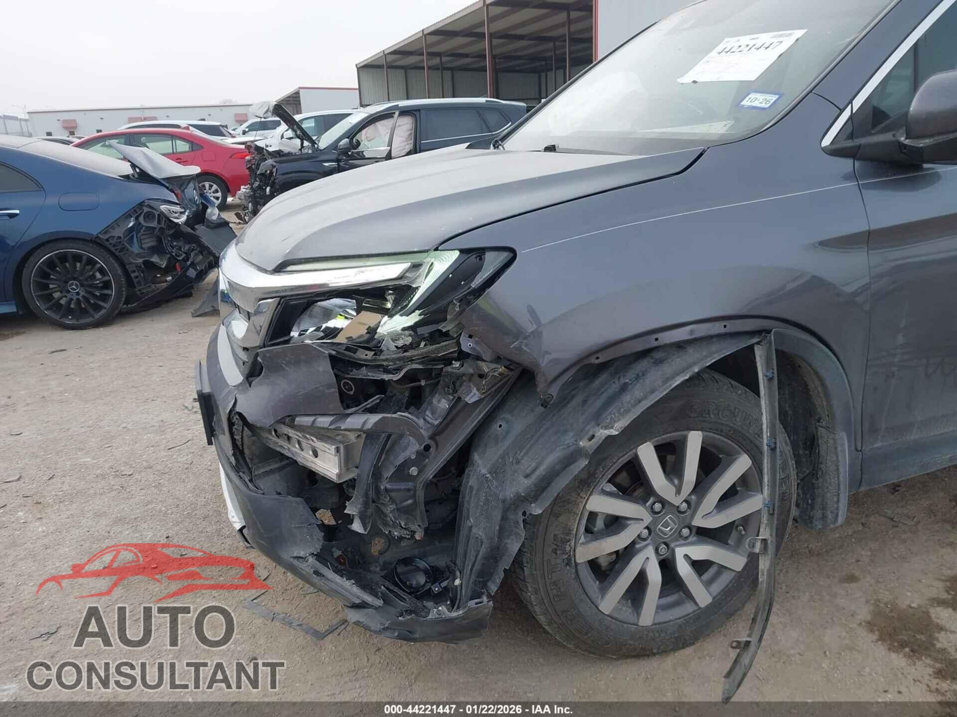 HONDA PILOT 2021 - 5FNYF5H5XMB044352