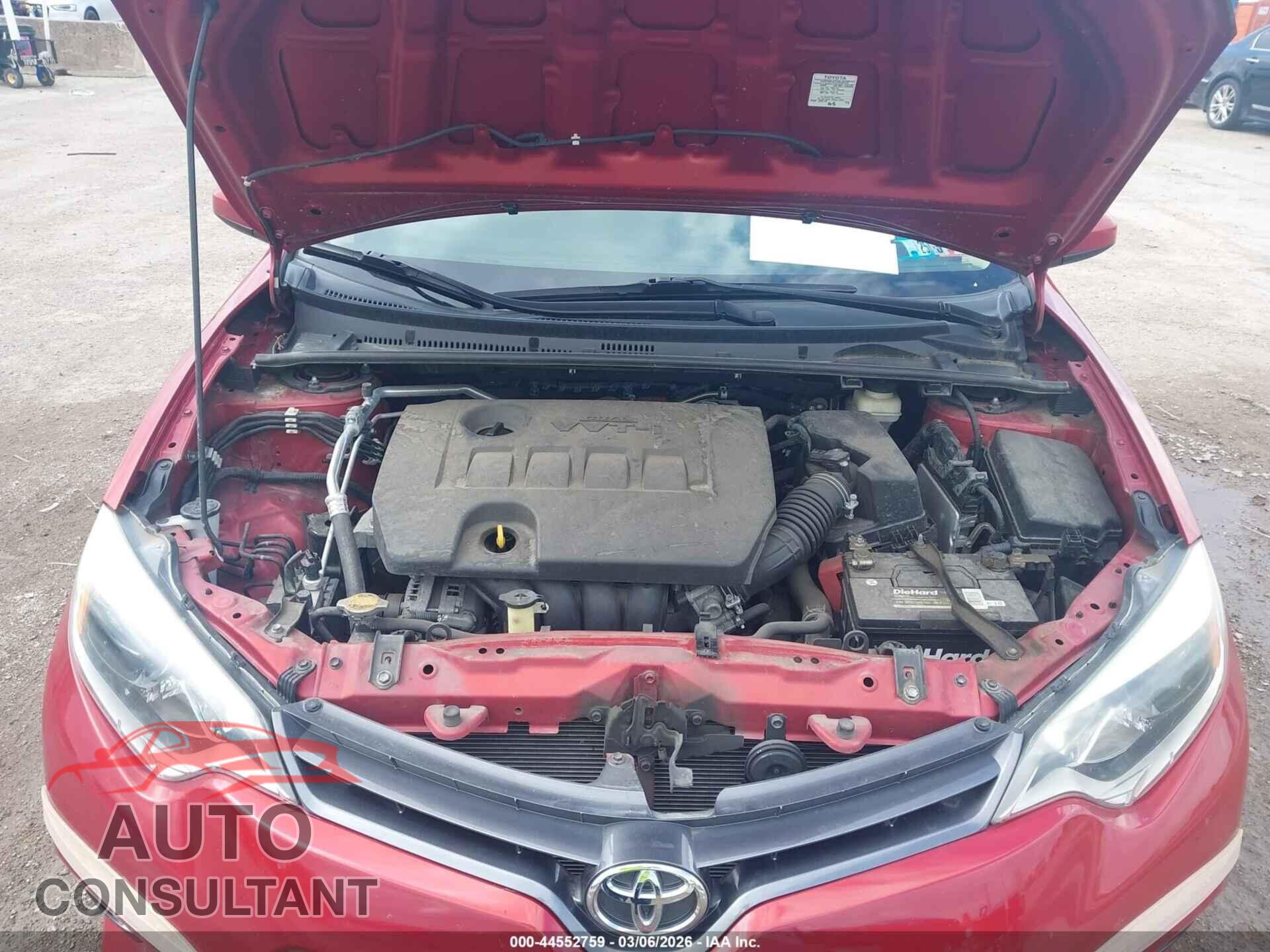 TOYOTA COROLLA 2015 - 2T1BURHE1FC300064