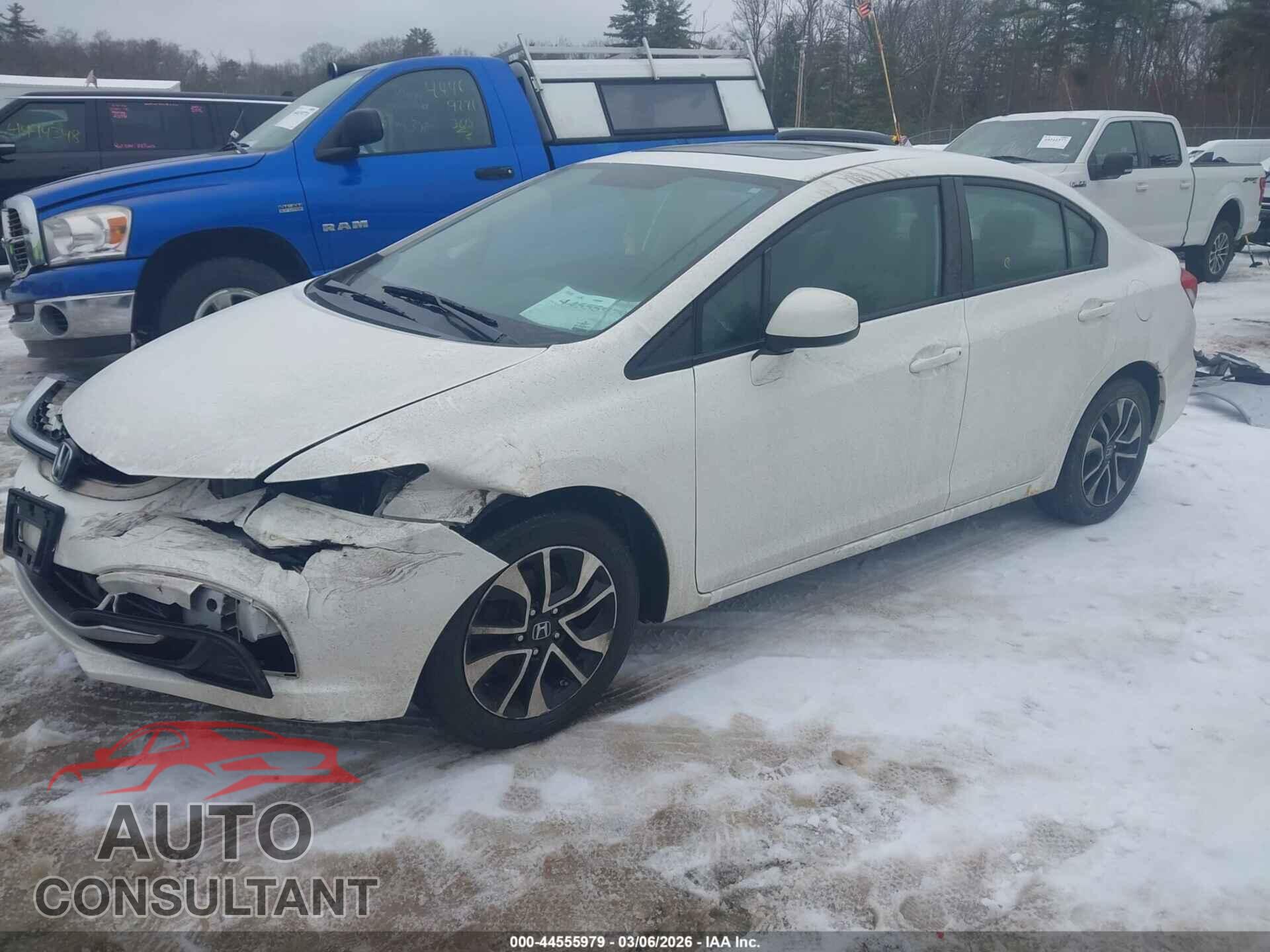 HONDA CIVIC 2013 - 19XFB2F88DE264917