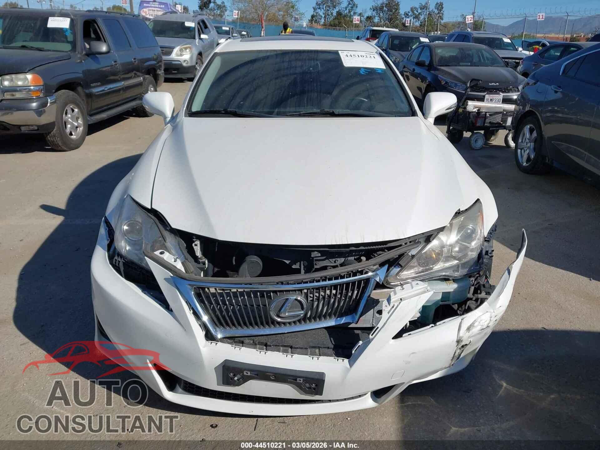LEXUS IS 250 2011 - JTHBF5C28B5147754