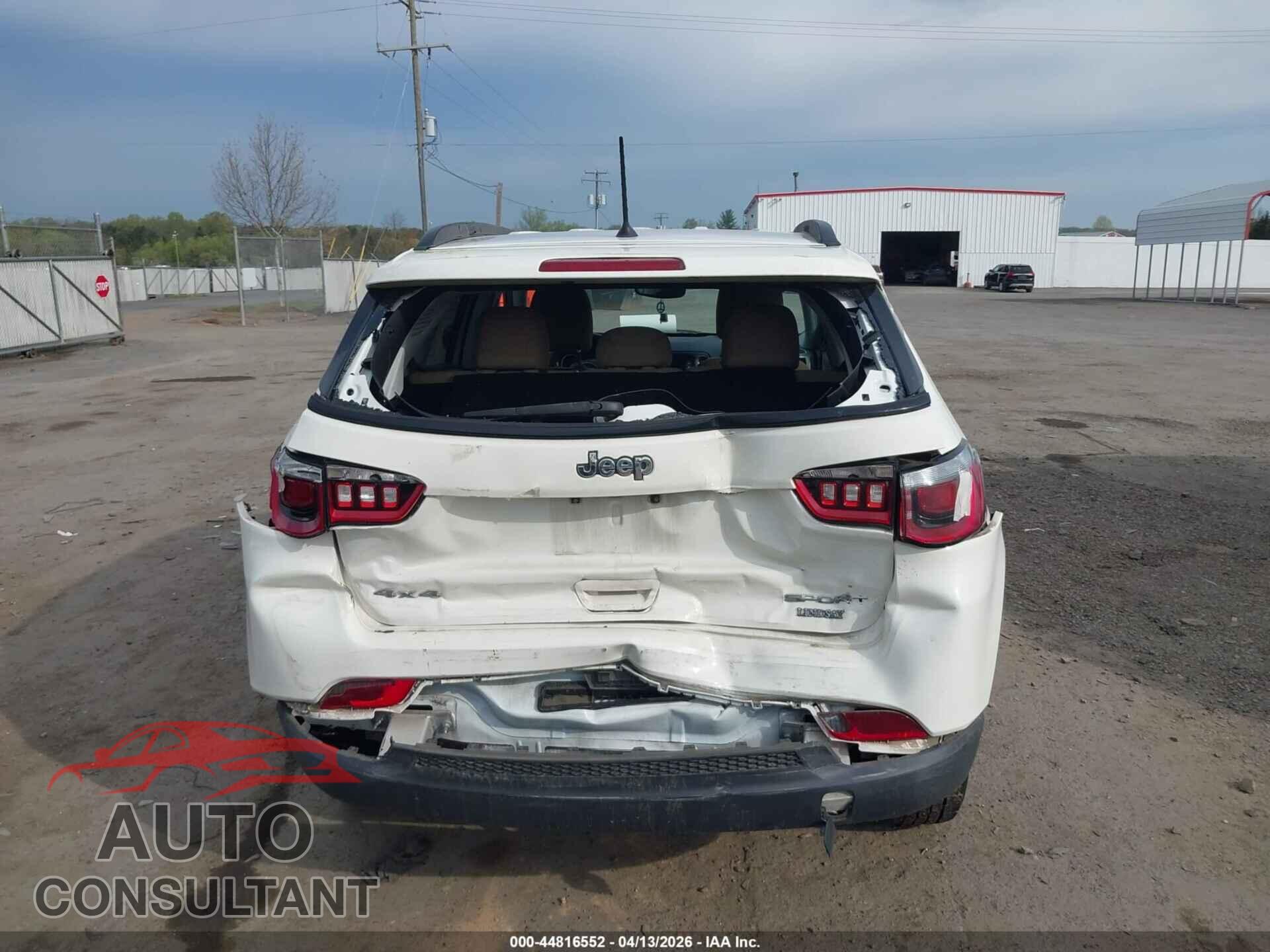 JEEP NEW COMPASS 2017 - 3C4NJDAB2HT642647