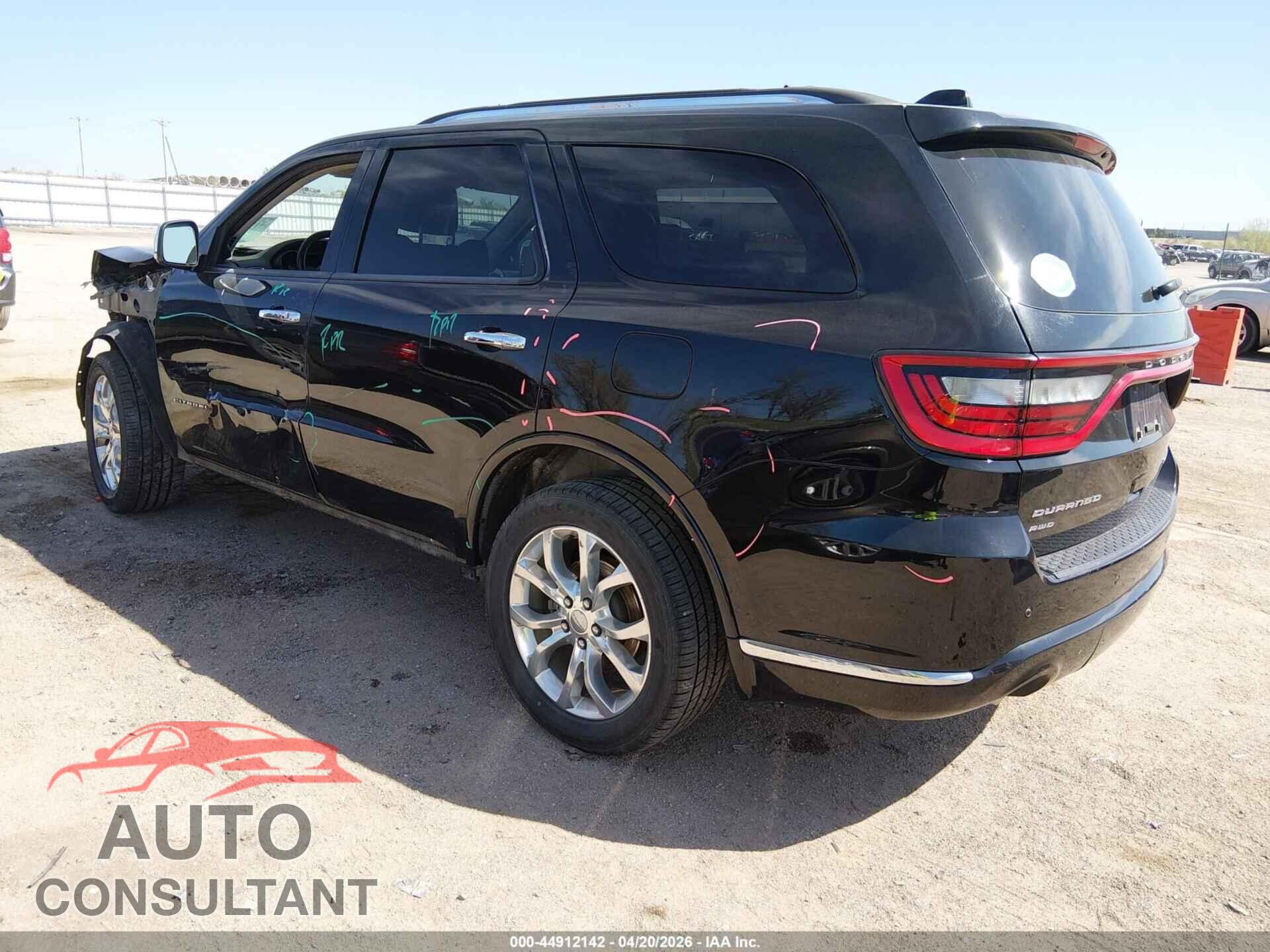 DODGE DURANGO 2017 - 1C4RDJEG8HC657324