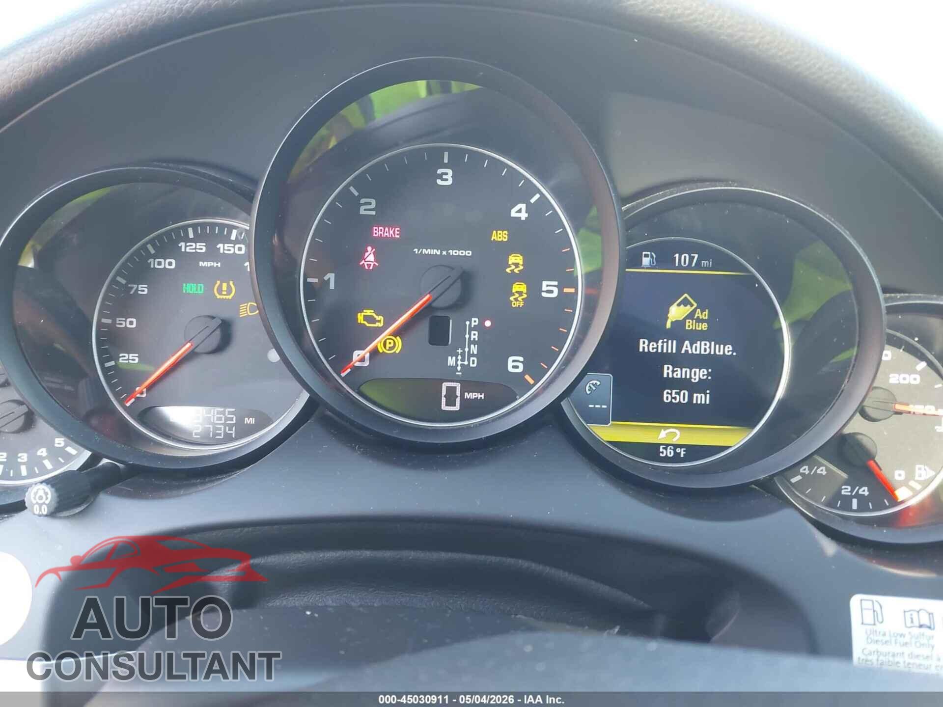 PORSCHE CAYENNE 2014 - WP1AF2A2XELA44509