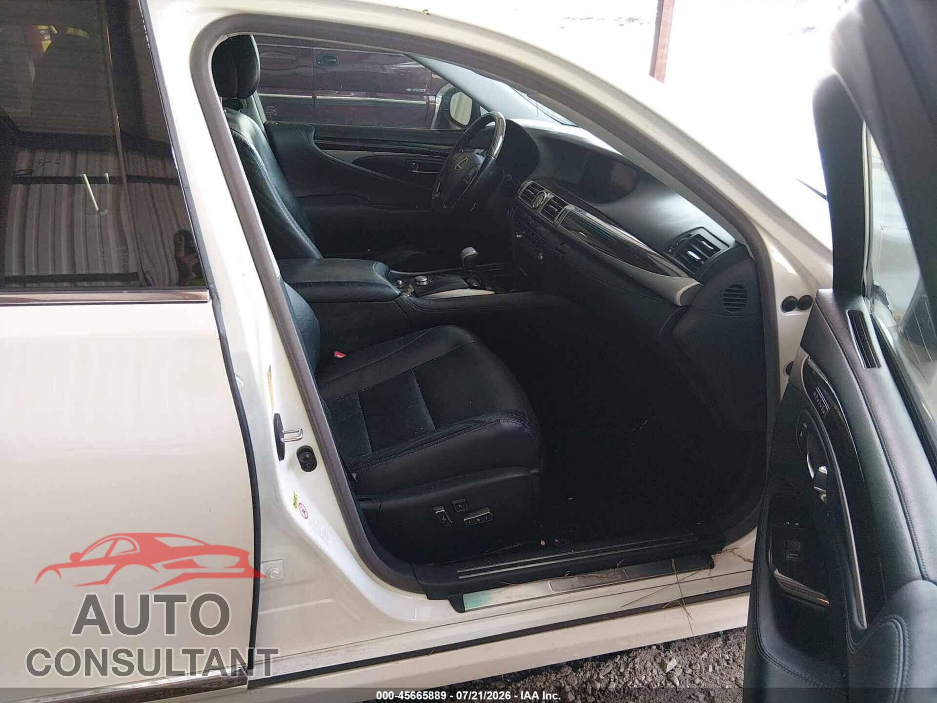 LEXUS LS 460 2013 - JTHBL5EF3D5122479