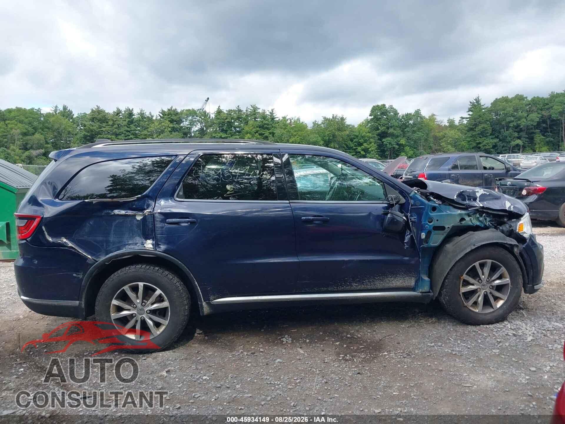 DODGE DURANGO 2016 - 1C4RDJDG2GC362655