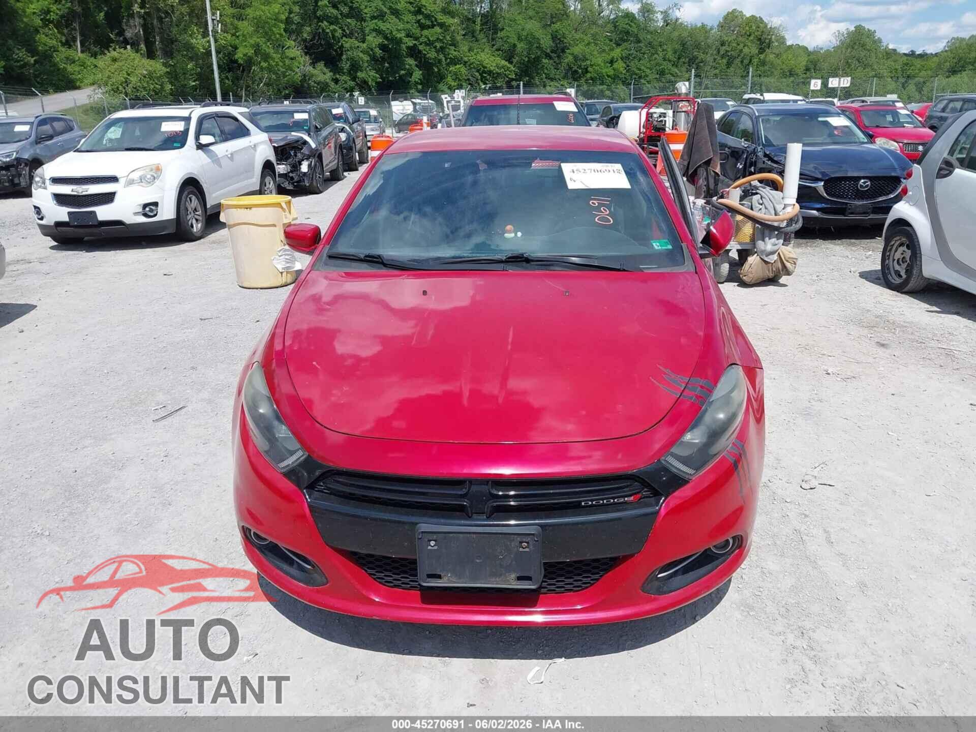 DODGE DART 2014 - 1C3CDFBB4ED903517
