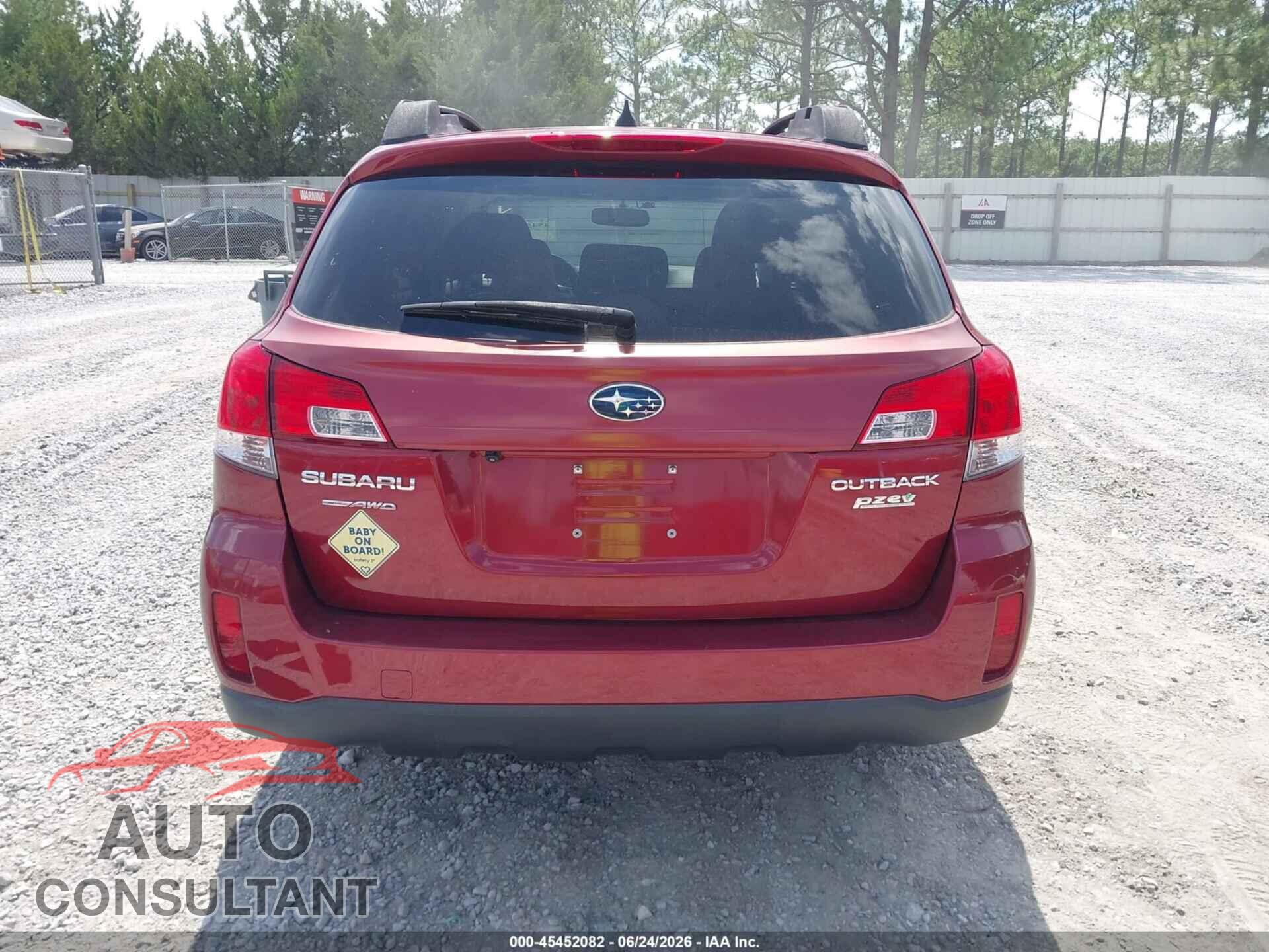 SUBARU OUTBACK 2014 - 4S4BRBLC4E3325655