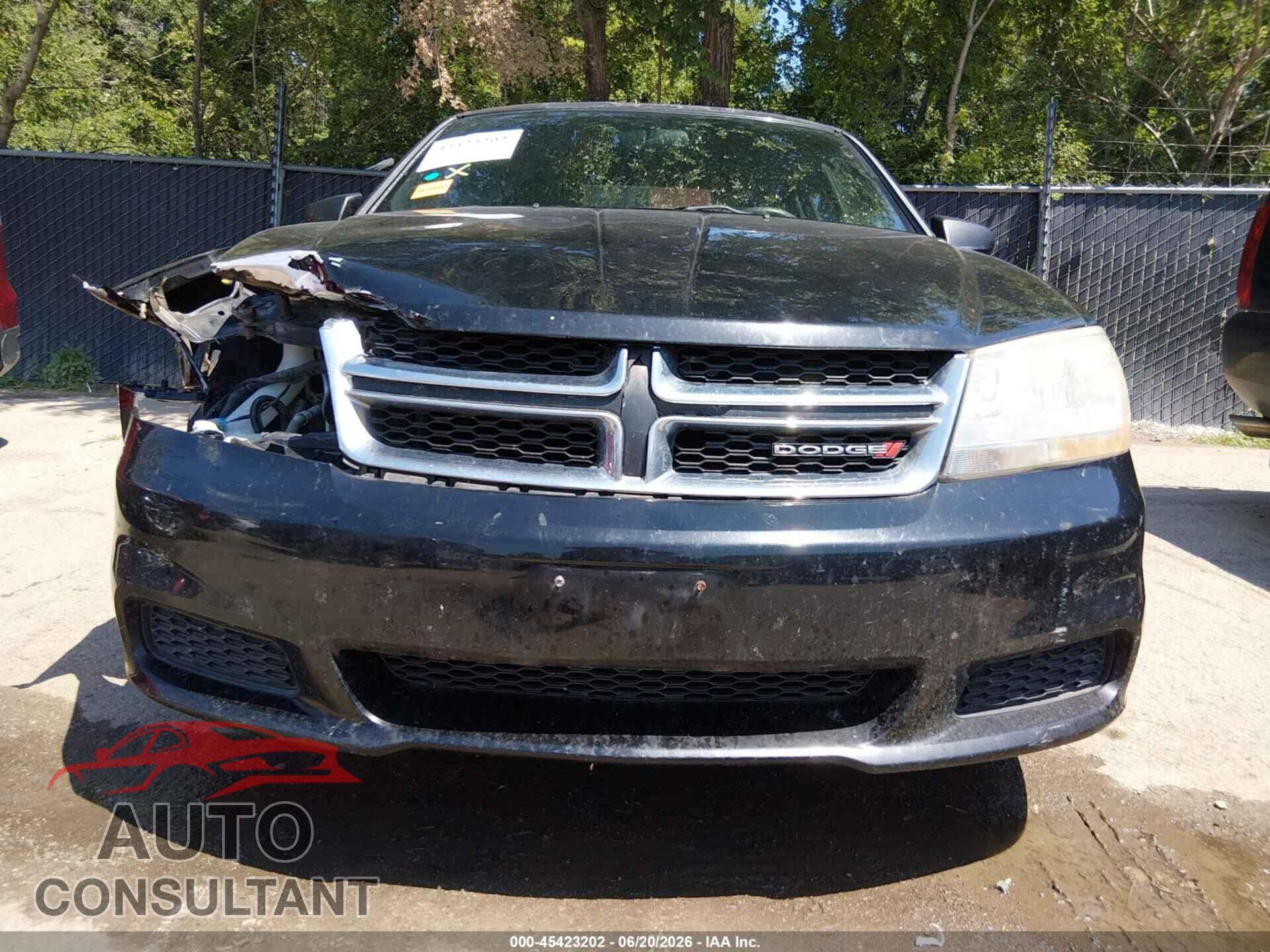 DODGE AVENGER 2011 - 1B3BD4FB6BN545219