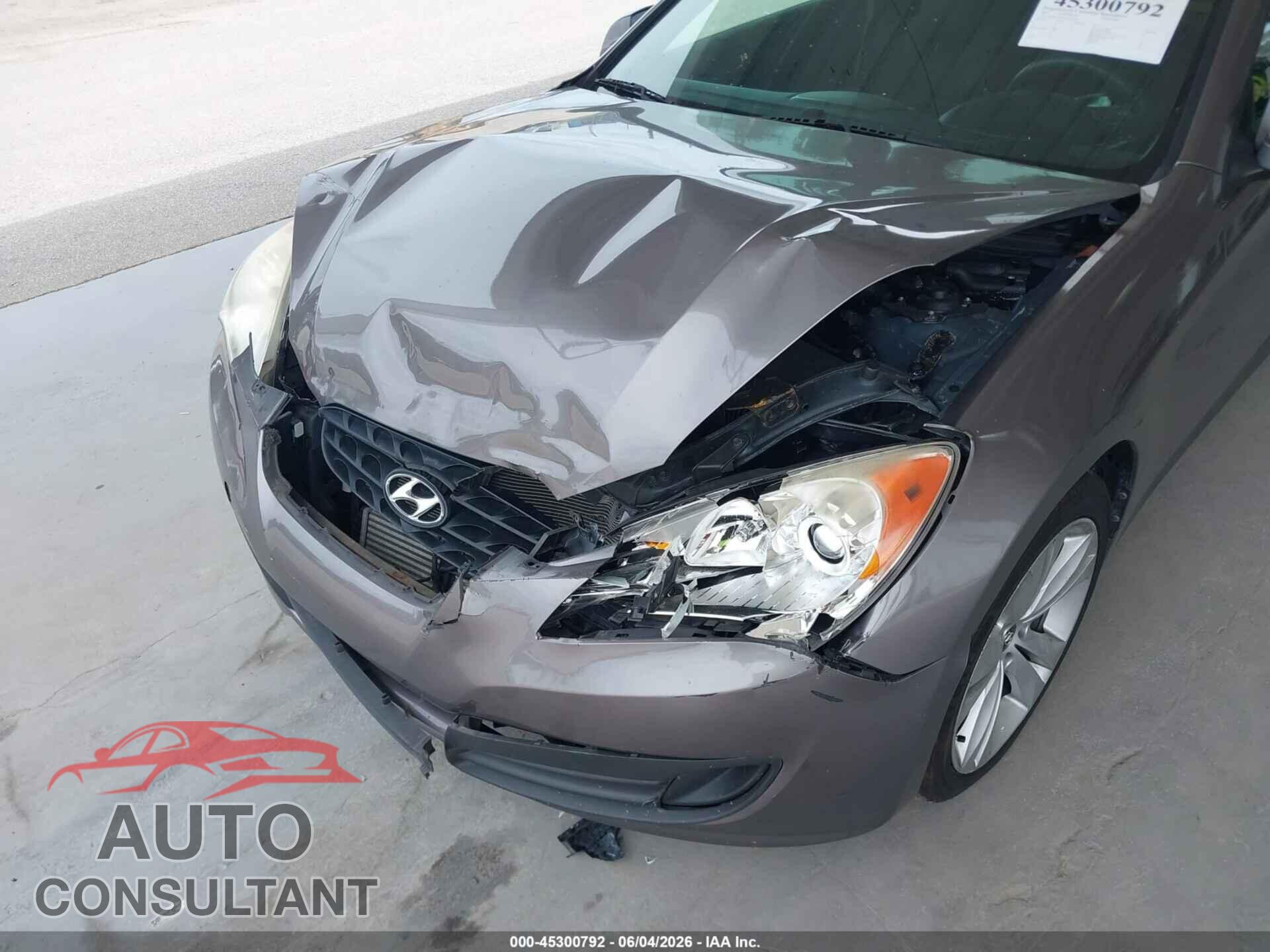 HYUNDAI GENESIS 2012 - KMHHT6KD3CU070579