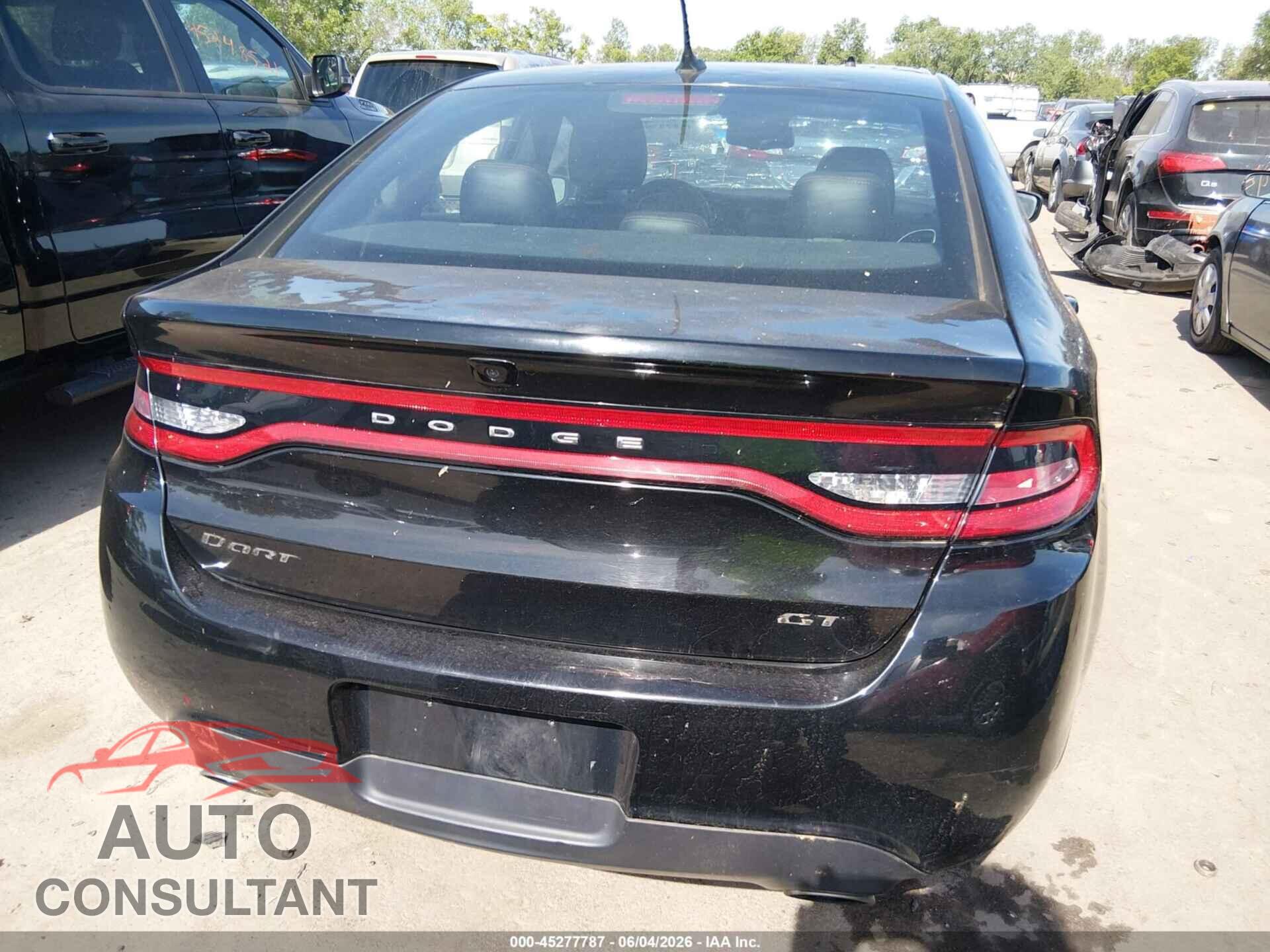 DODGE DART 2014 - 1C3CDFEB3ED866651