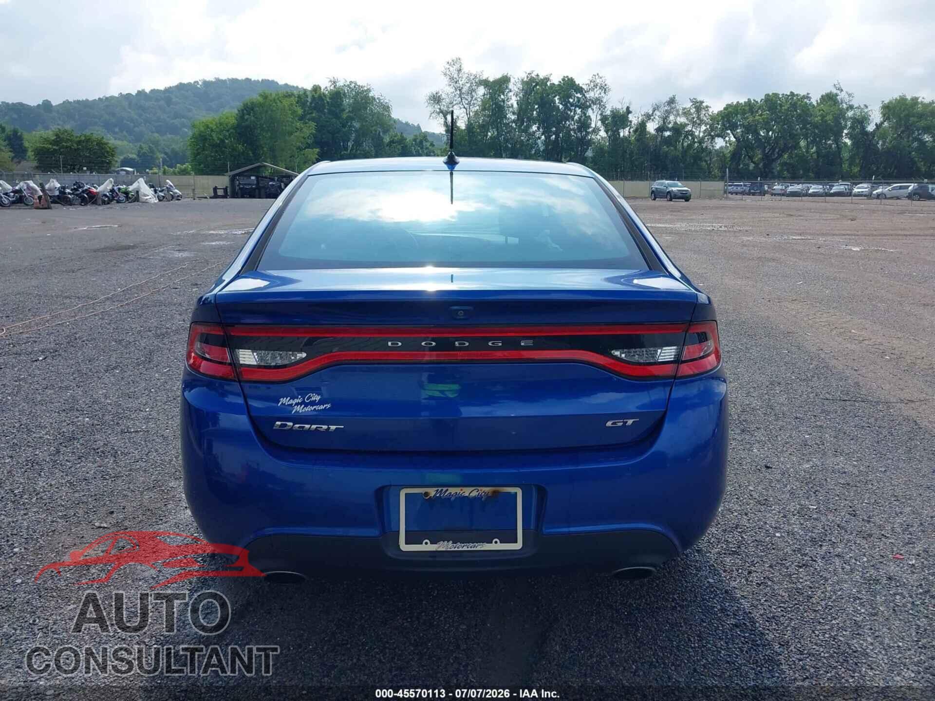DODGE DART 2013 - 1C3CDFCB9DD315688