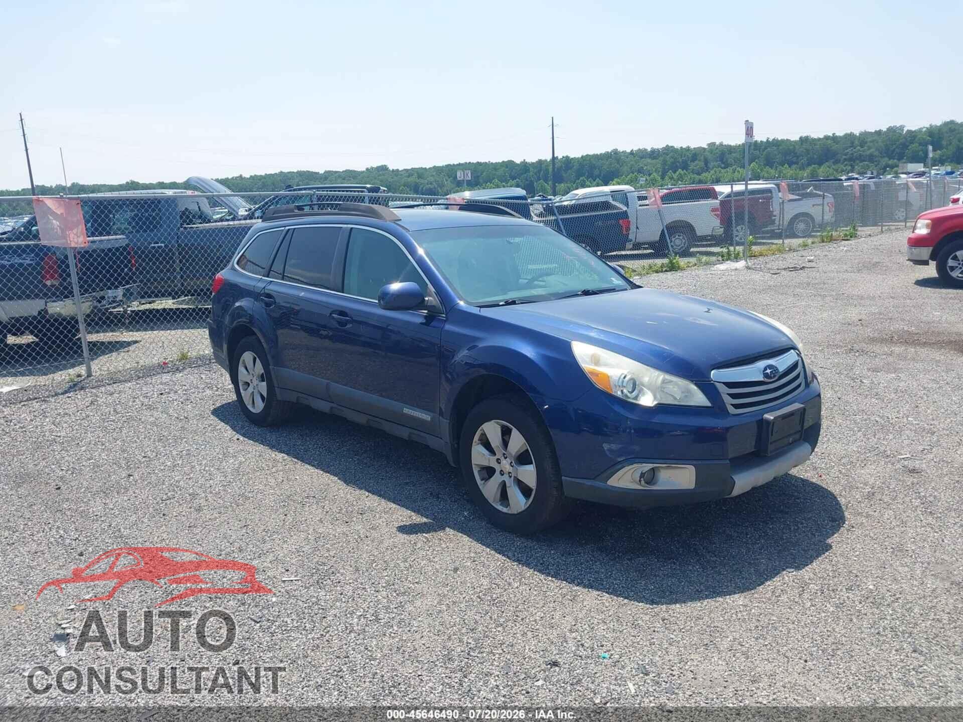 SUBARU OUTBACK 2011 - 4S4BRBLC9B3411989