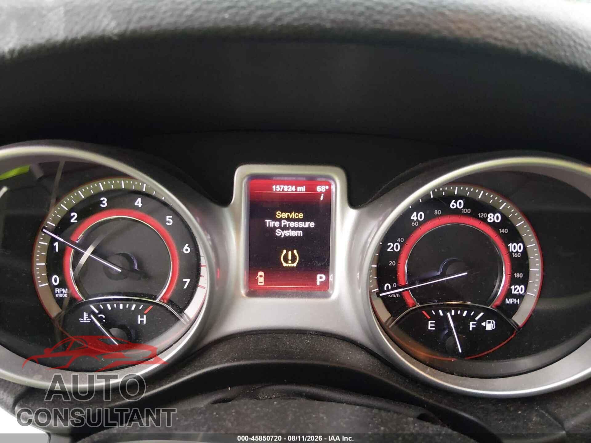 DODGE JOURNEY 2012 - 3C4PDCBG7CT256237