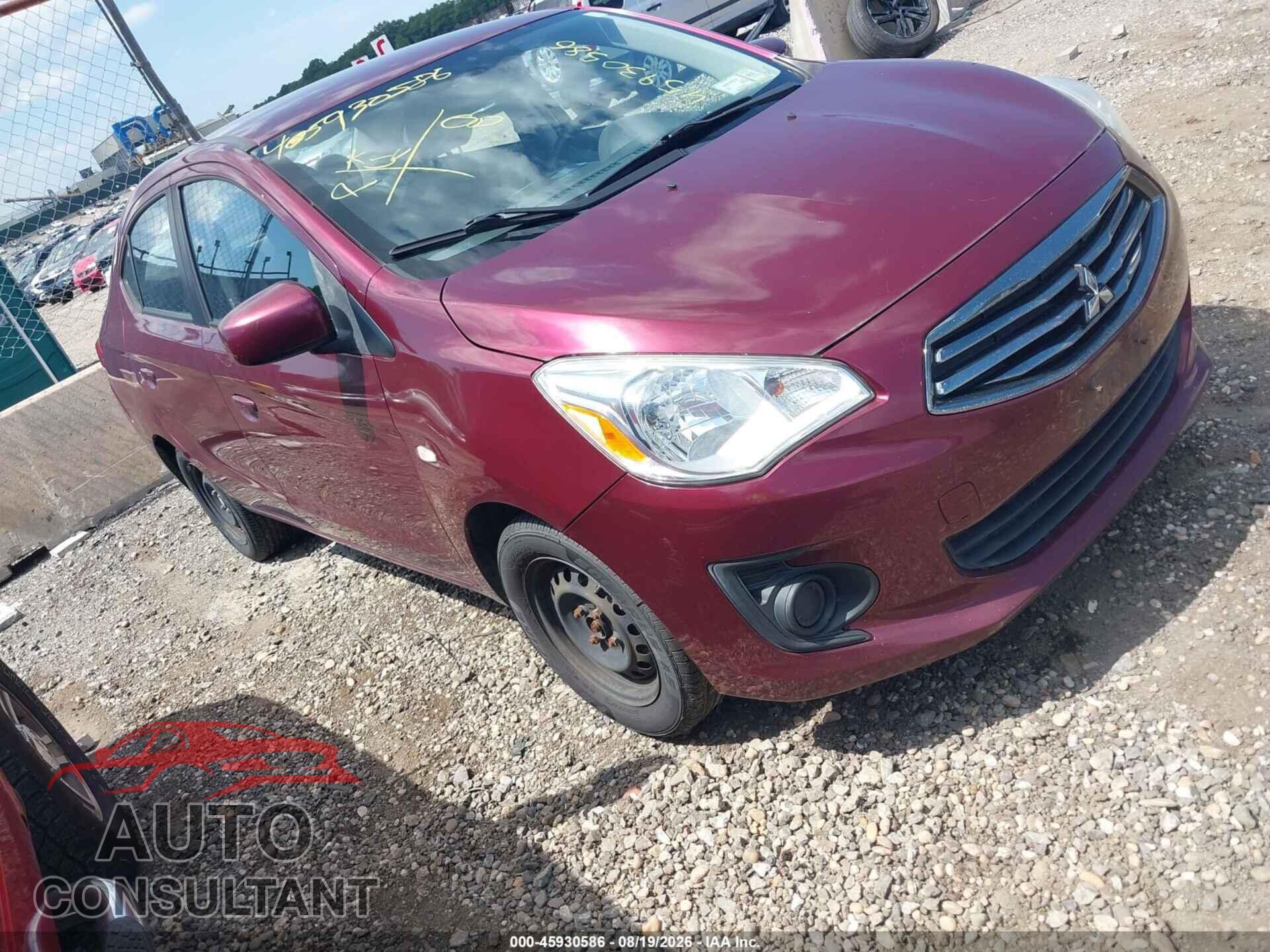 MITSUBISHI MIRAGE G4 2017 - ML32F3FJ4HHF14607