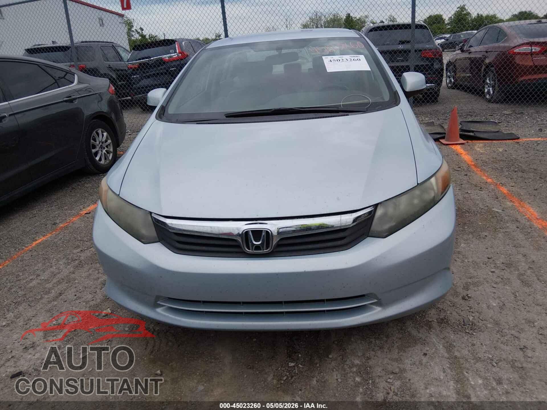 HONDA CIVIC 2012 - 19XFB2F53CE080036