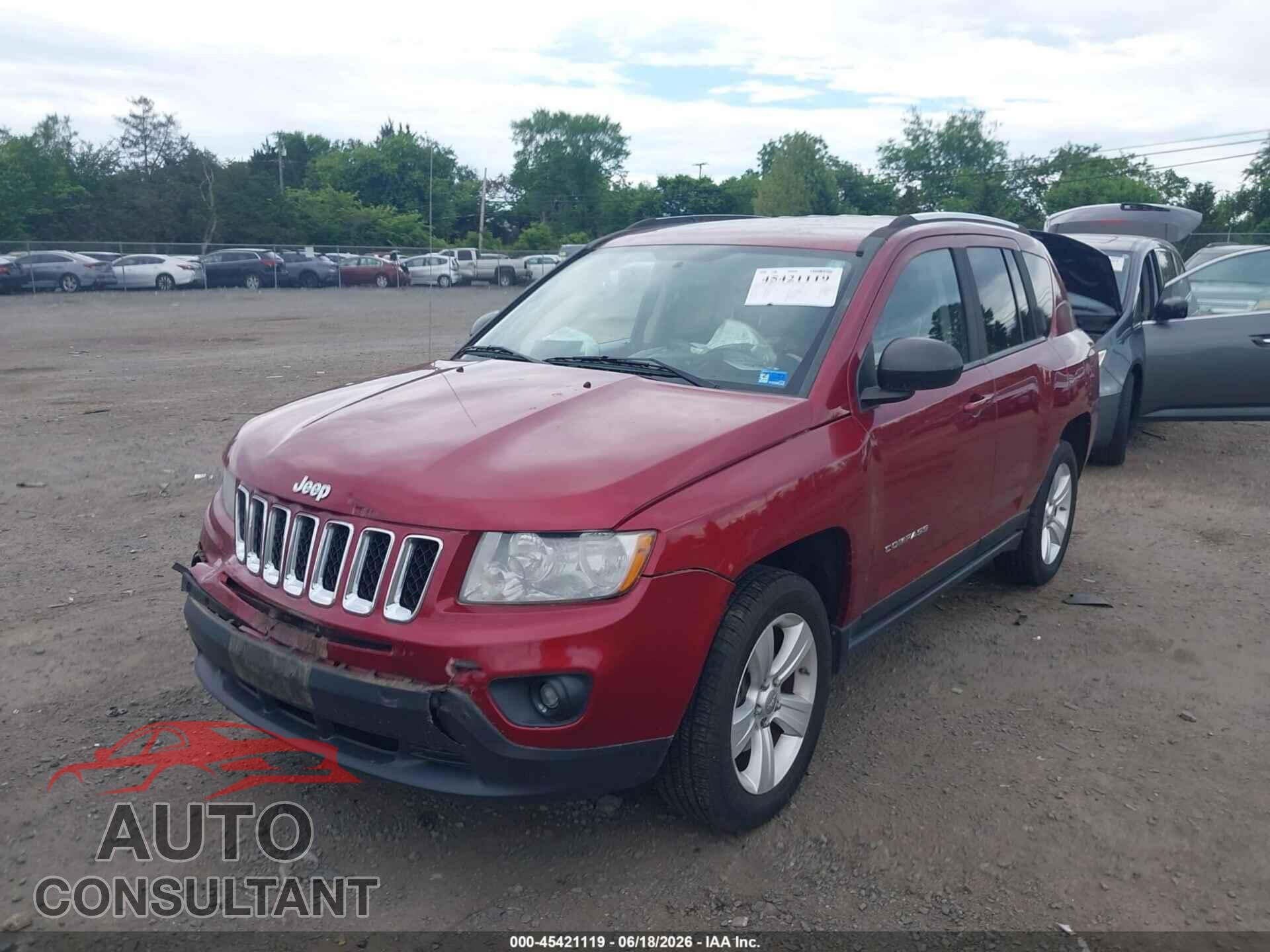 JEEP COMPASS 2012 - 1C4NJCBAXCD579912