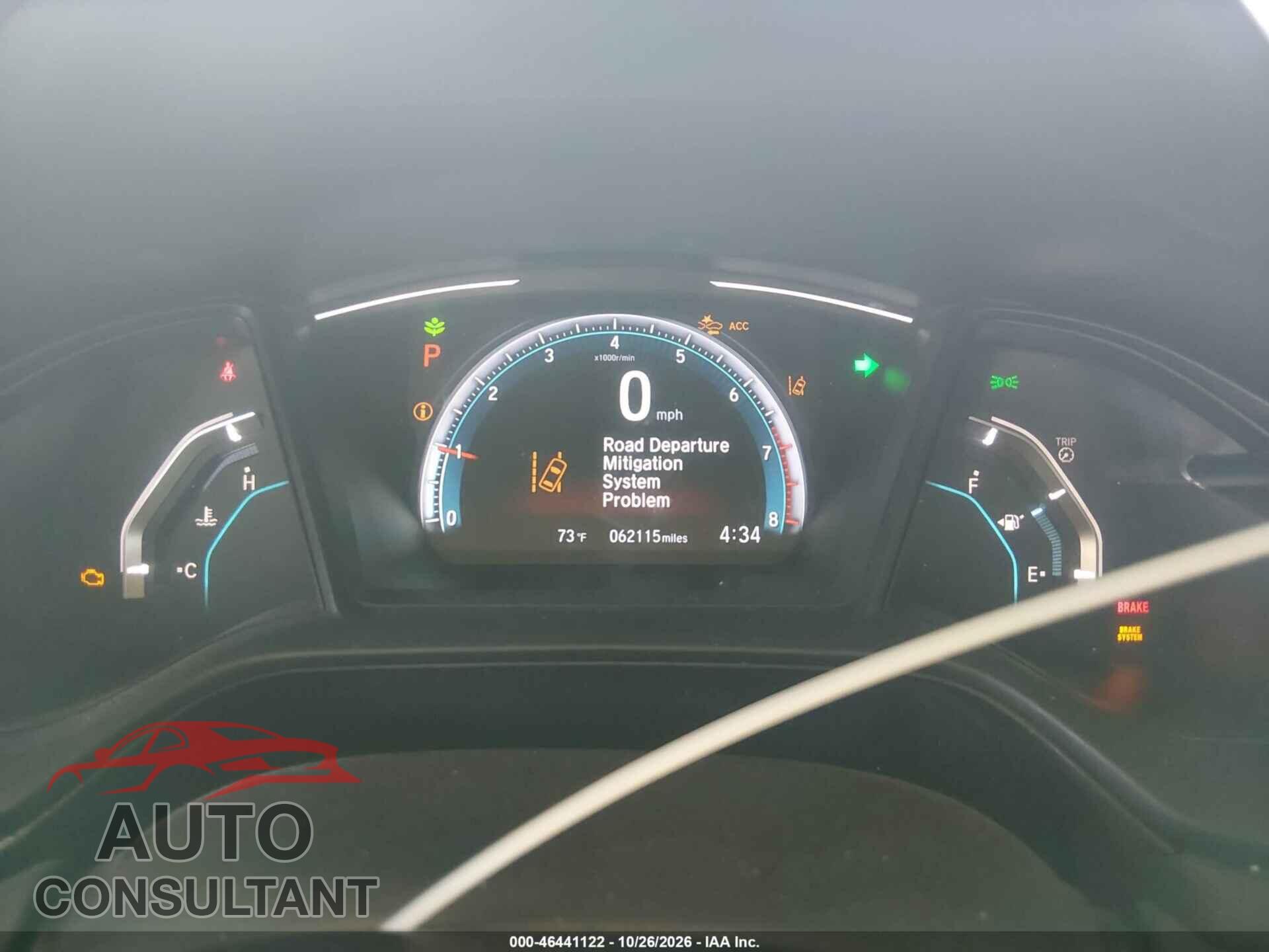 HONDA CIVIC 2019 - 2HGFC2F62KH517664
