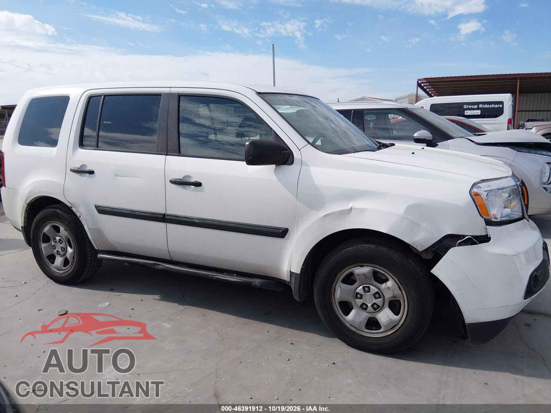 HONDA PILOT 2015 - 5FNYF3H22FB028563