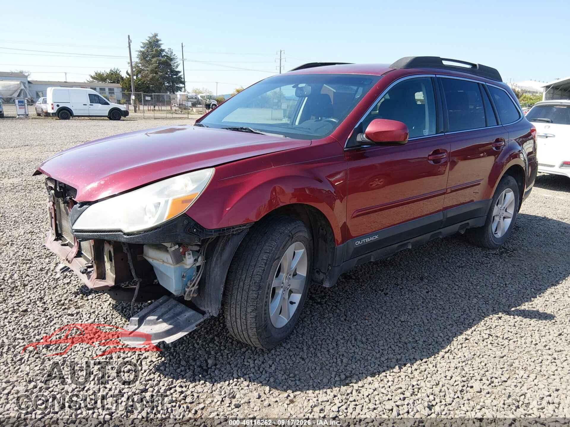 SUBARU OUTBACK 2013 - 4S4BRBCC9D3206482