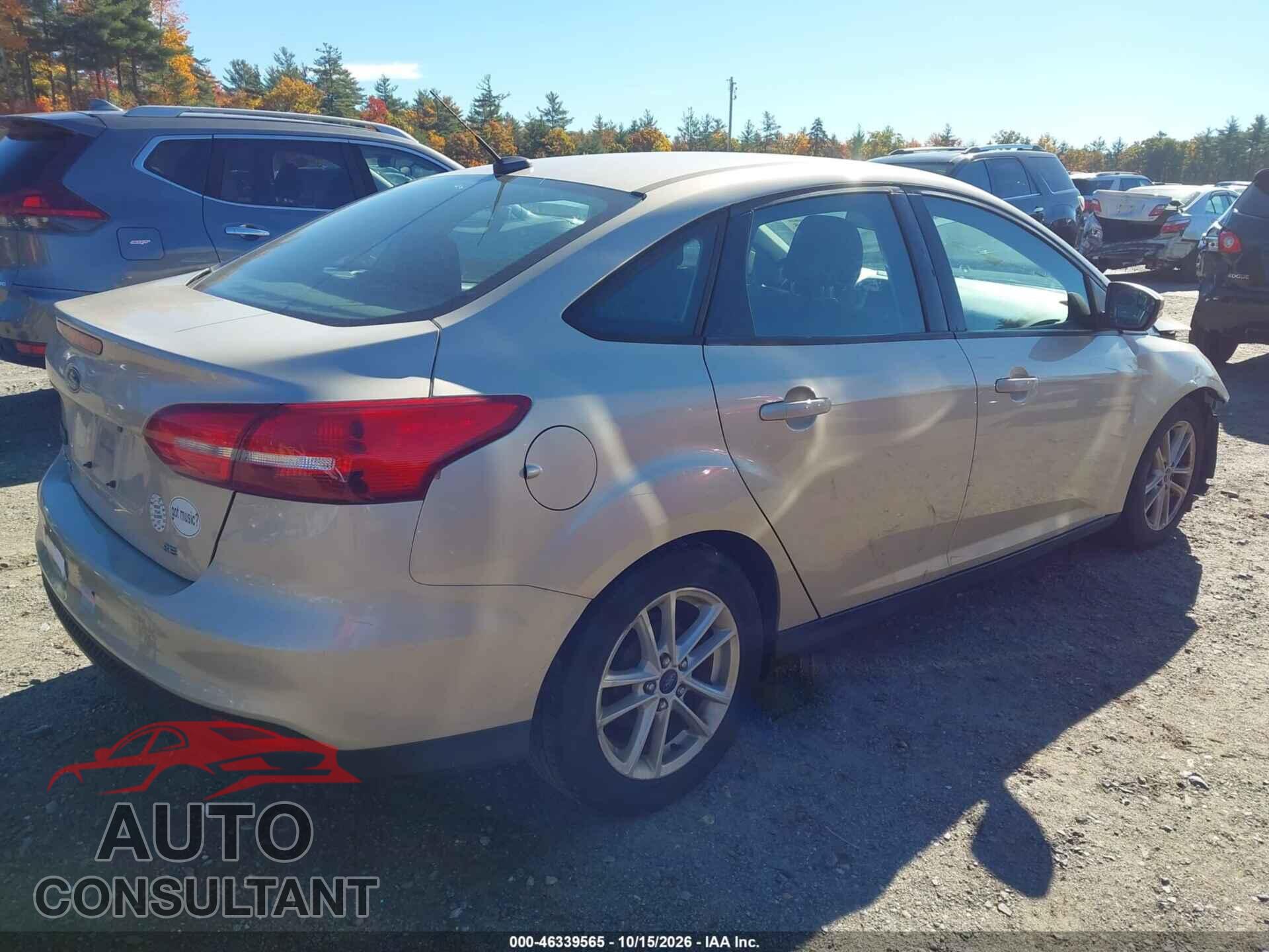 FORD FOCUS 2017 - 1FADP3F29HL288401