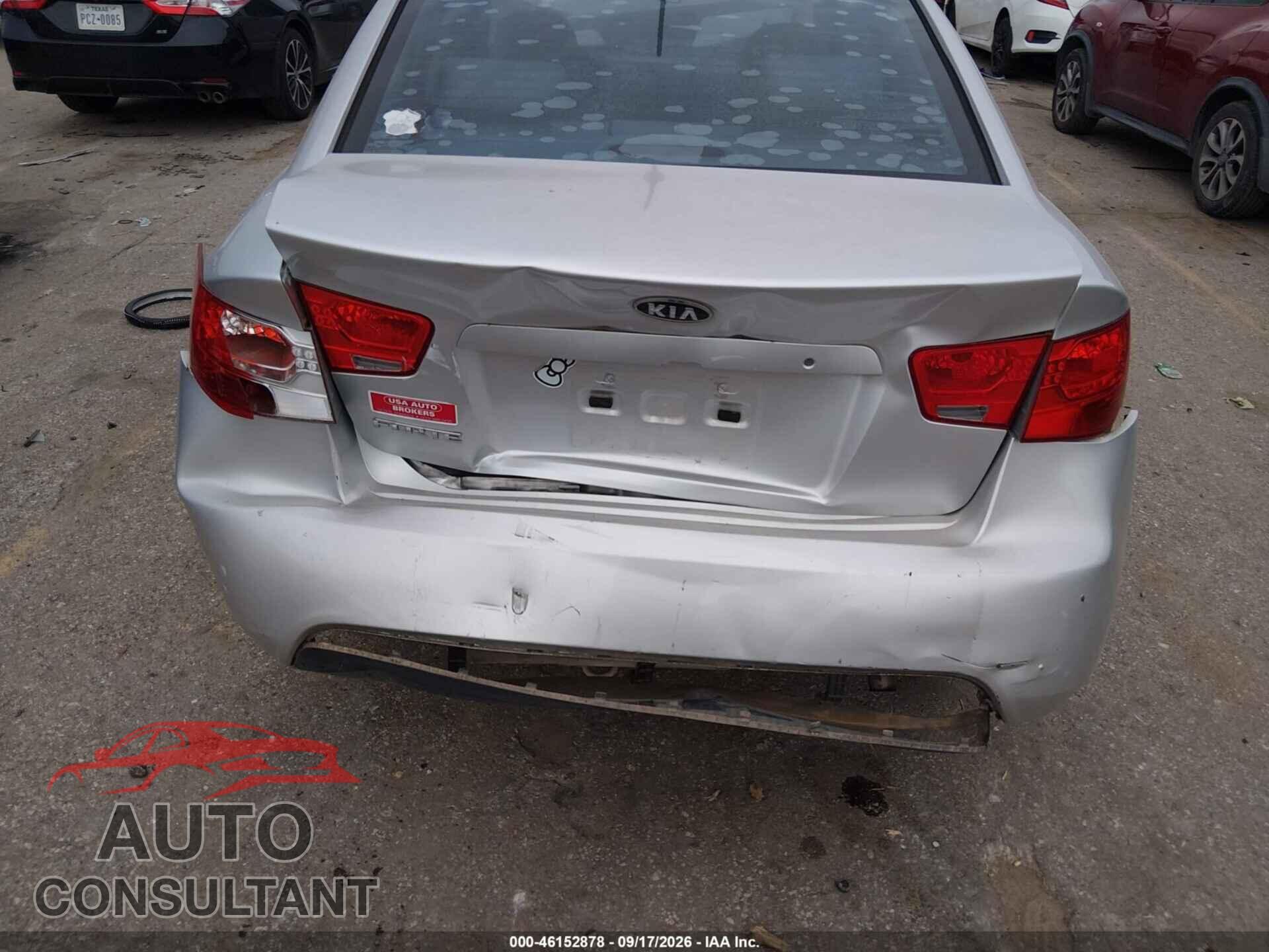KIA FORTE 2010 - KNAFT4A26A5809495