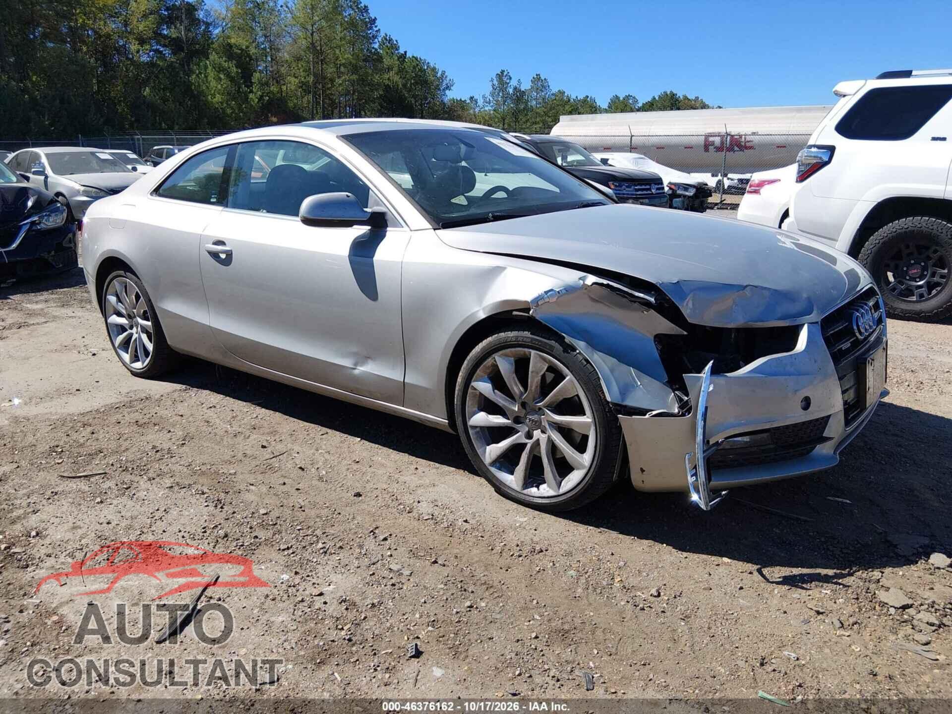 AUDI A5 2013 - WAULFAFR1DA038986
