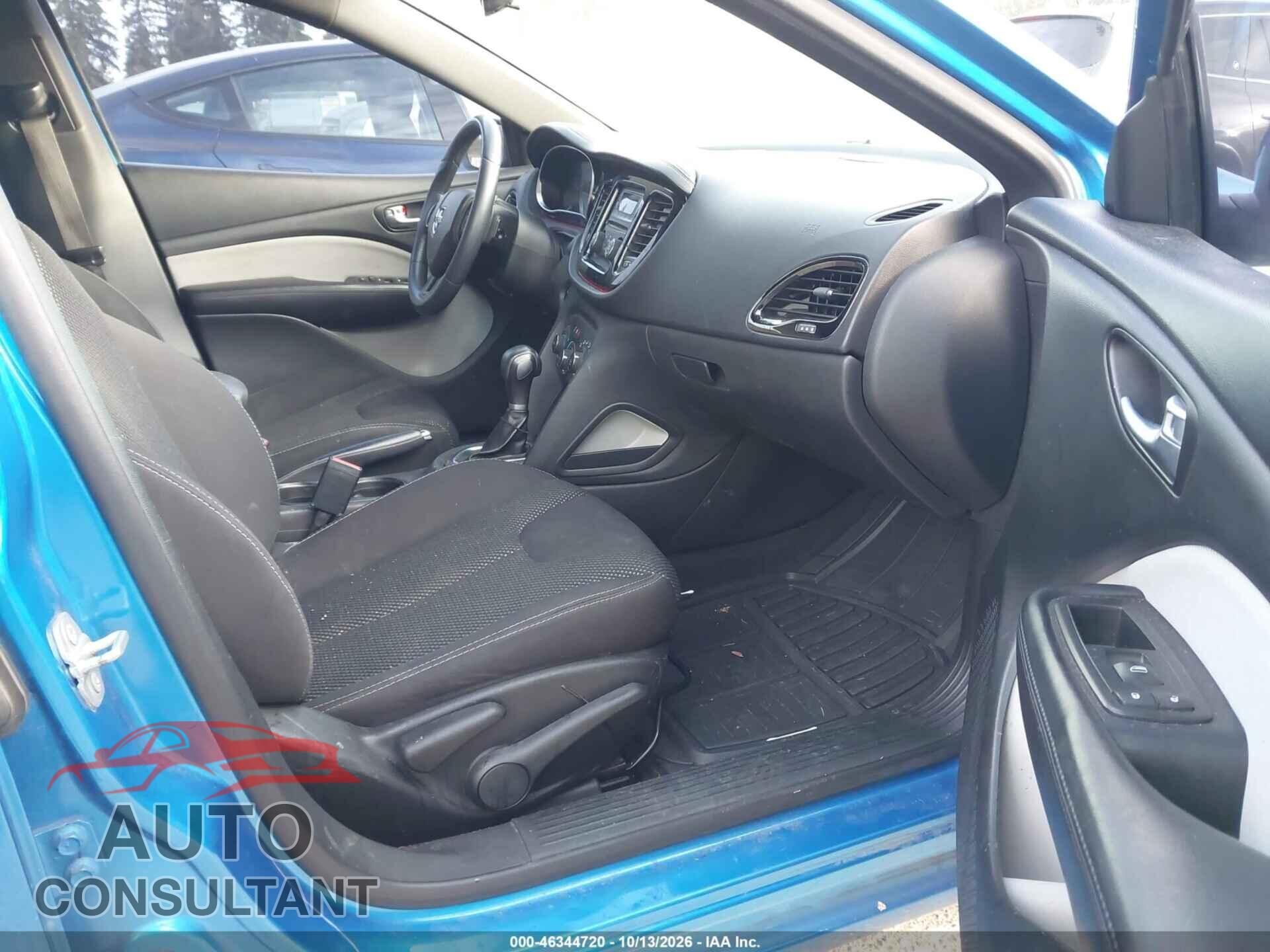 DODGE DART 2015 - 1C3CDFBB5FD345016