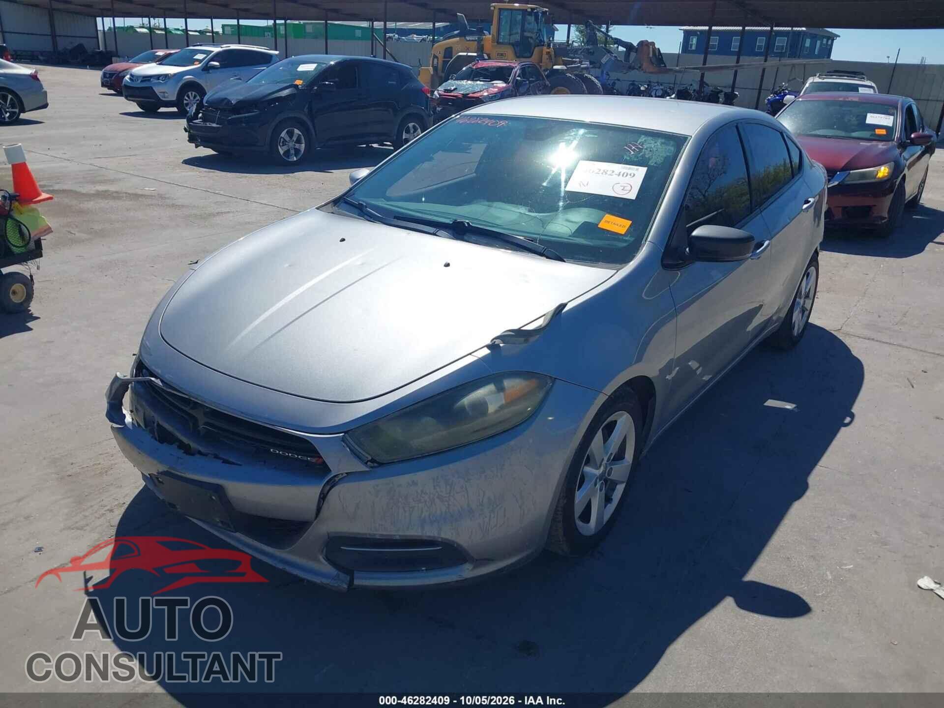 DODGE DART 2015 - 1C3CDFBB8FD158692