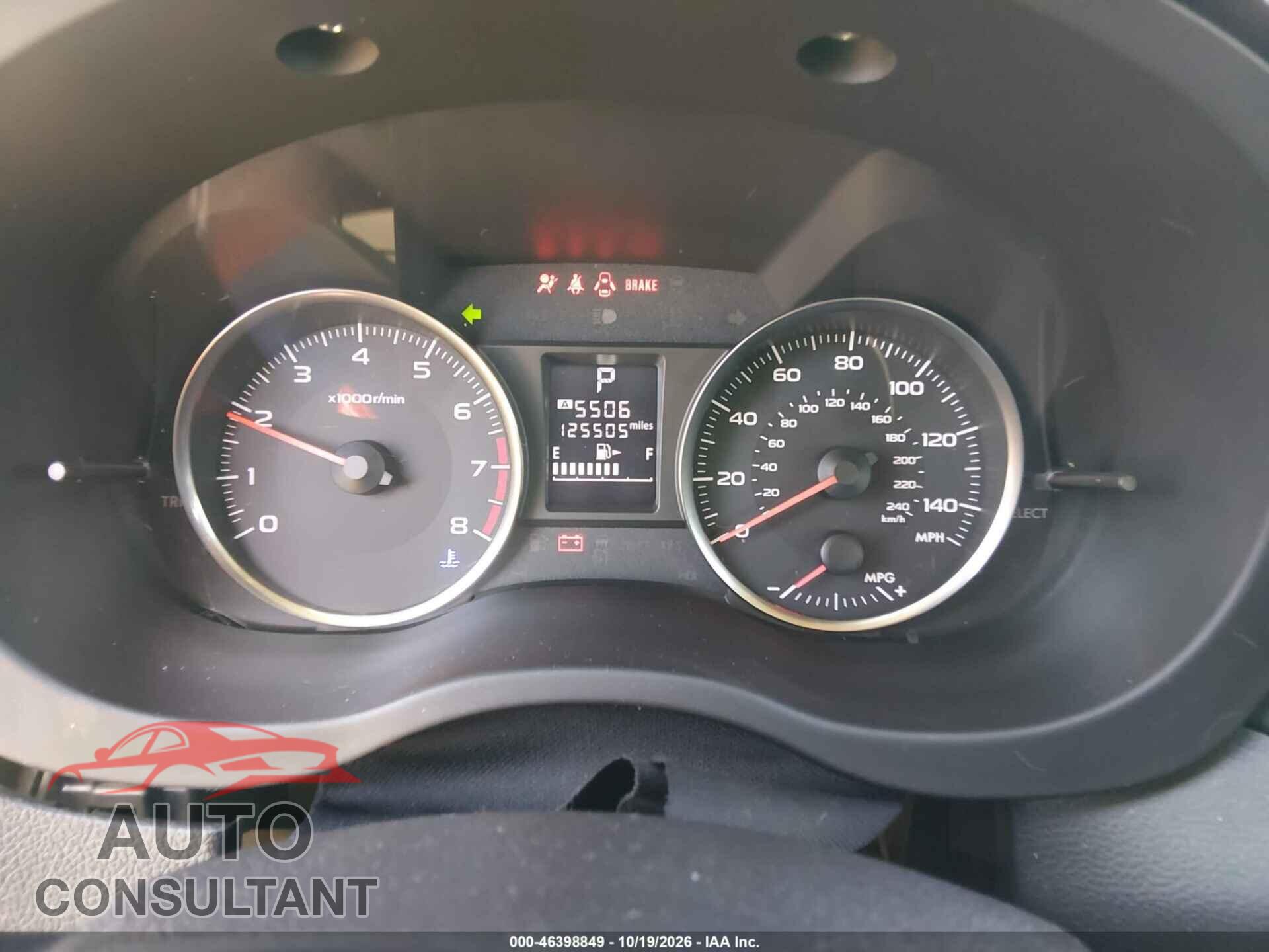 SUBARU IMPREZA 2015 - JF1GPAU67FH257221