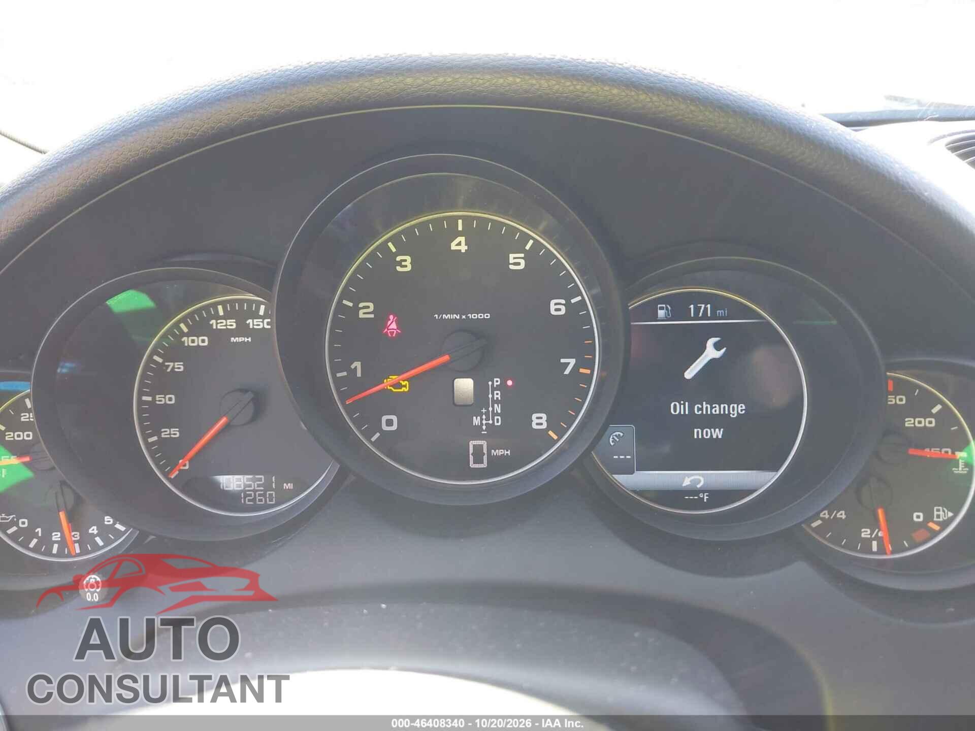 PORSCHE CAYENNE 2016 - WP1AA2A24GLA01821