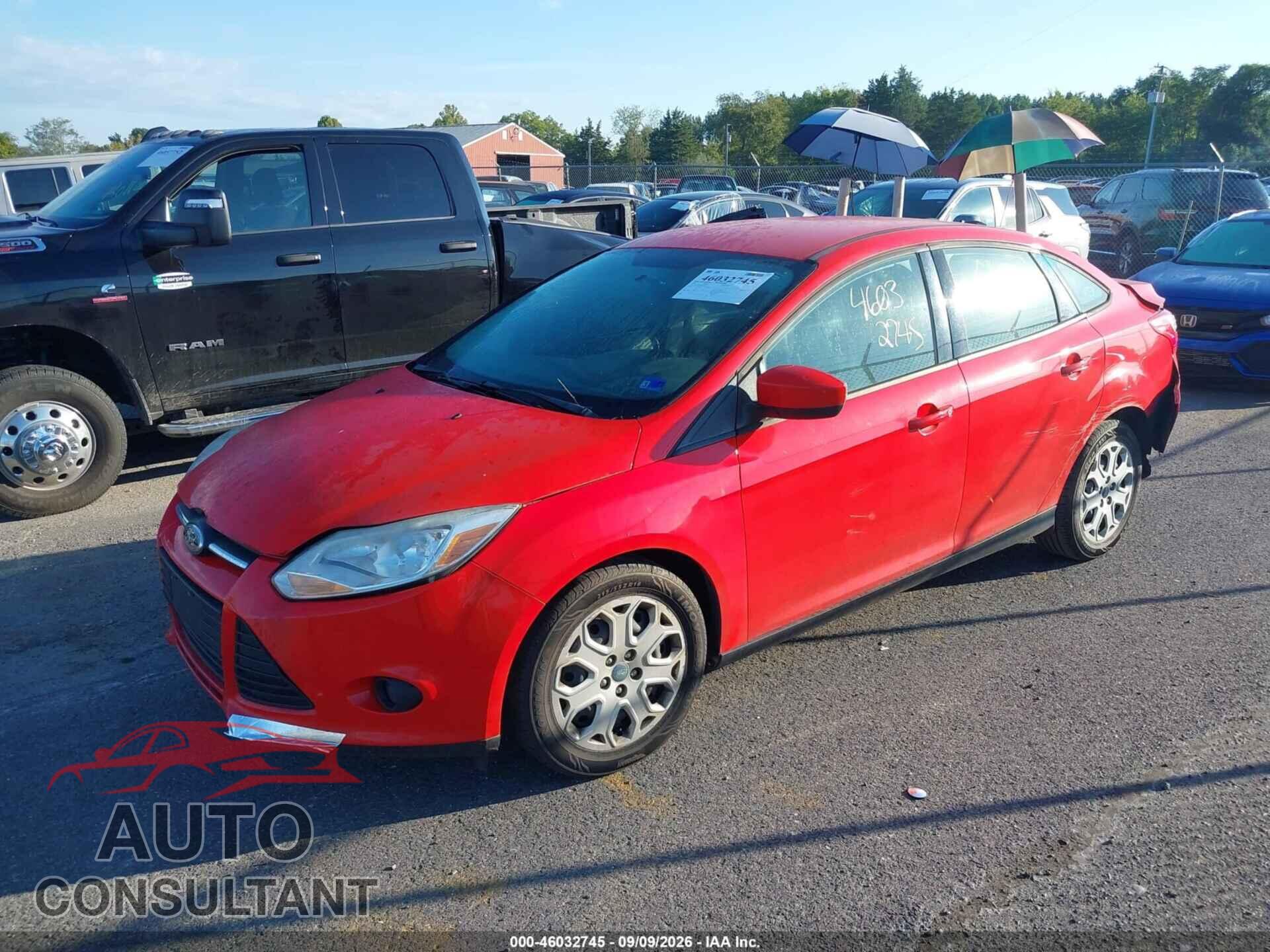 FORD FOCUS 2012 - 1FAHP3F28CL347111