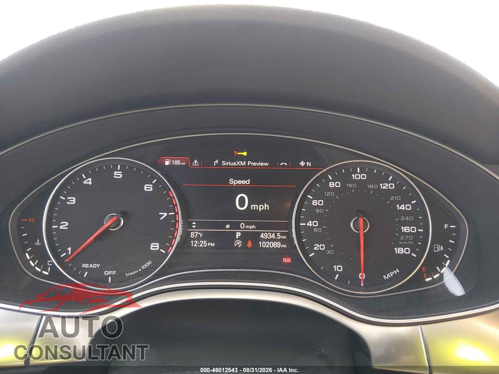 AUDI A6 2018 - WAUG3AFC8JN033634