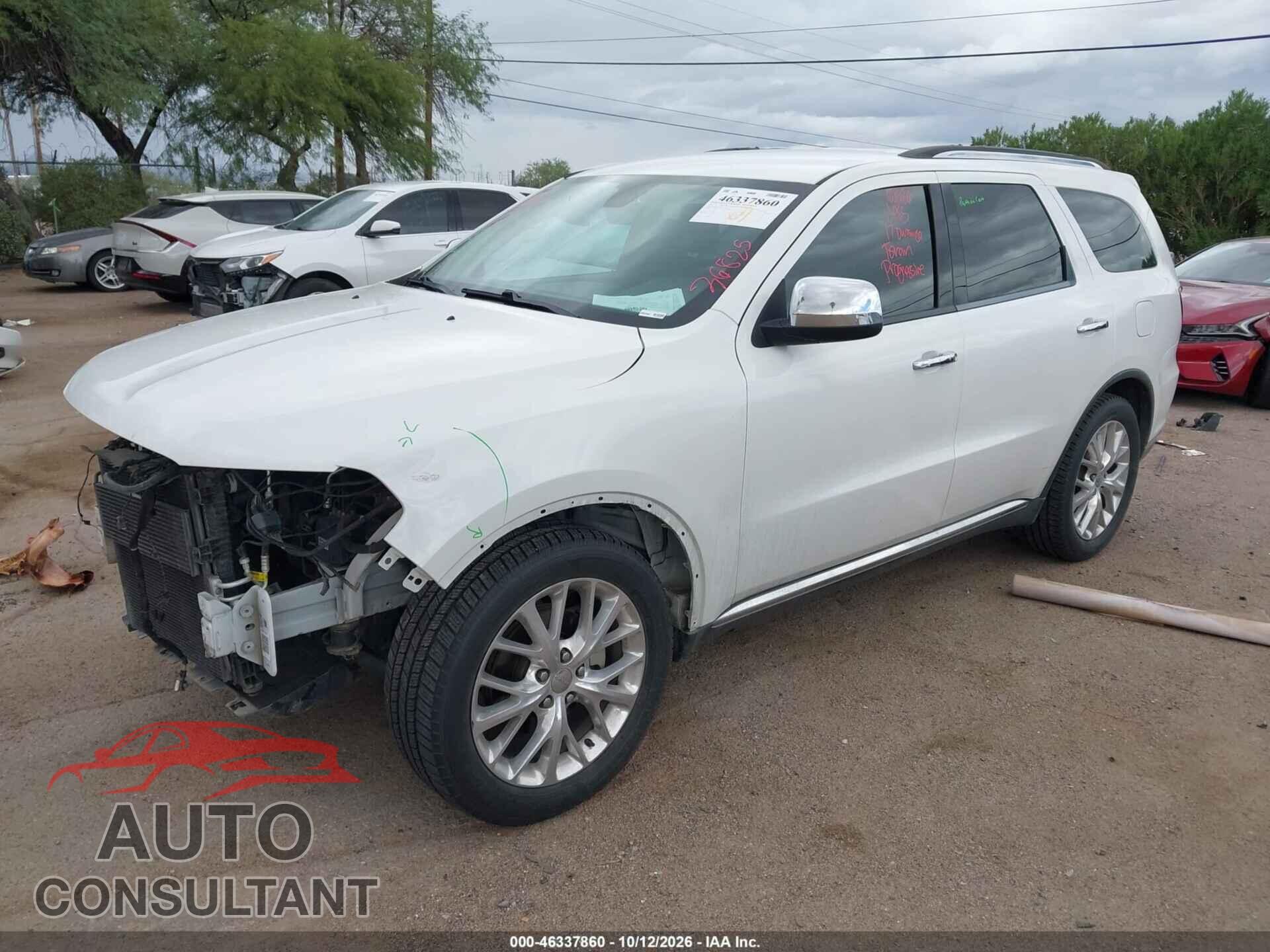 DODGE DURANGO 2017 - 1C4RDHAG0HC615082