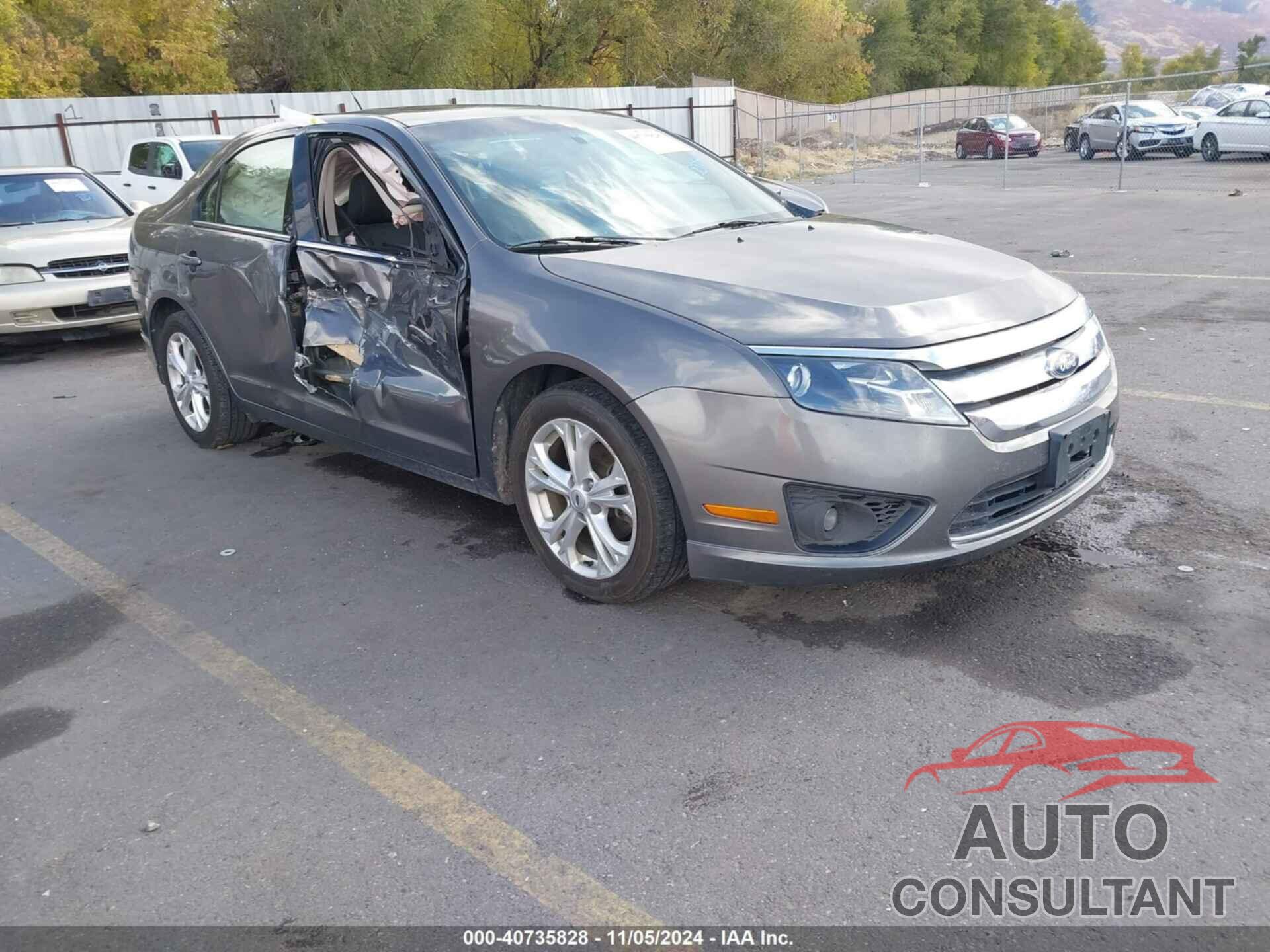 FORD FUSION 2012 - 3FAHP0HA6CR205053