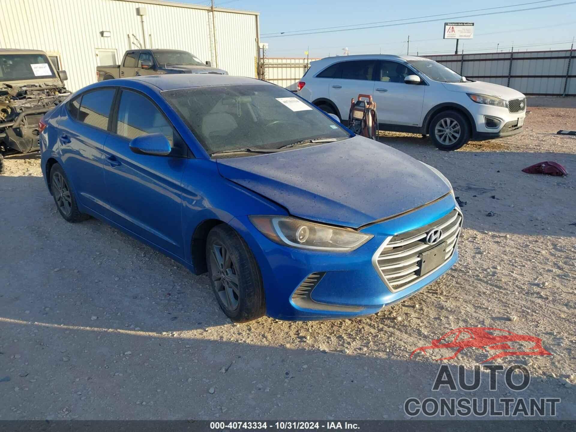 HYUNDAI ELANTRA 2017 - 5NPD84LF0HH015310