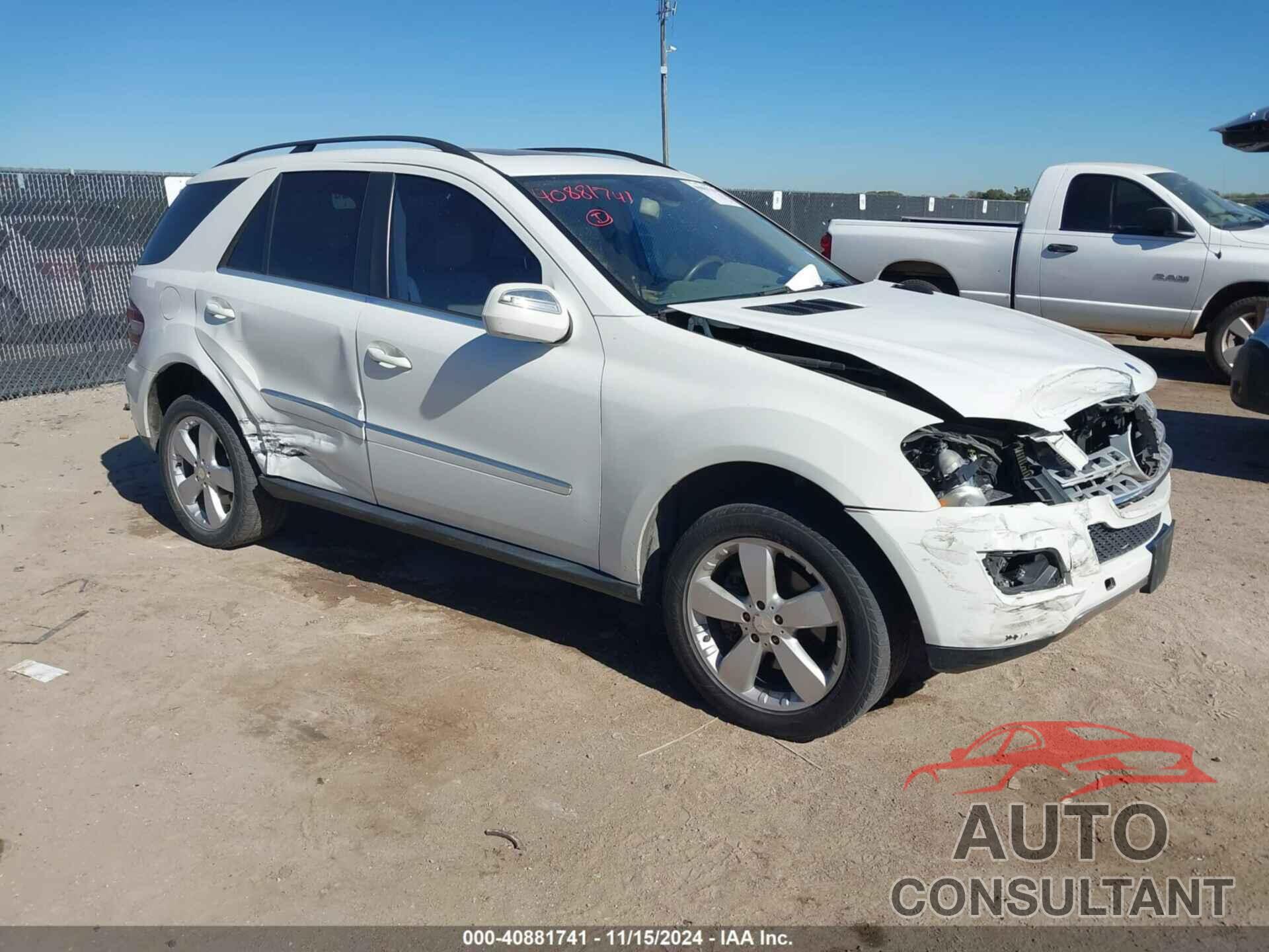 MERCEDES-BENZ ML 350 2010 - 4JGBB8GB0AA576994