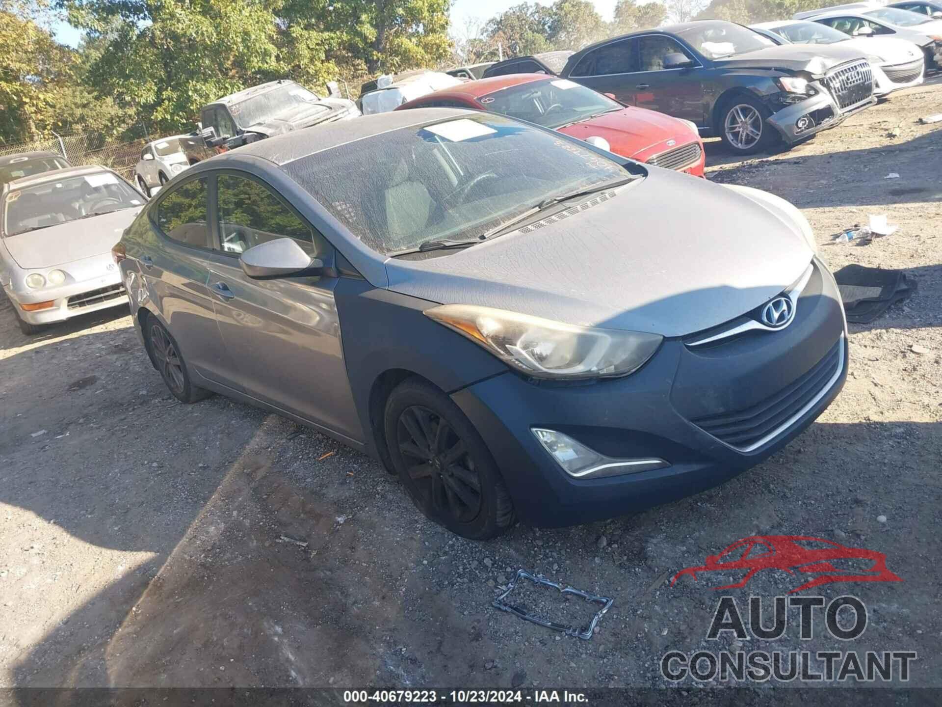 HYUNDAI ELANTRA 2014 - KMHDH4AE6EU030269