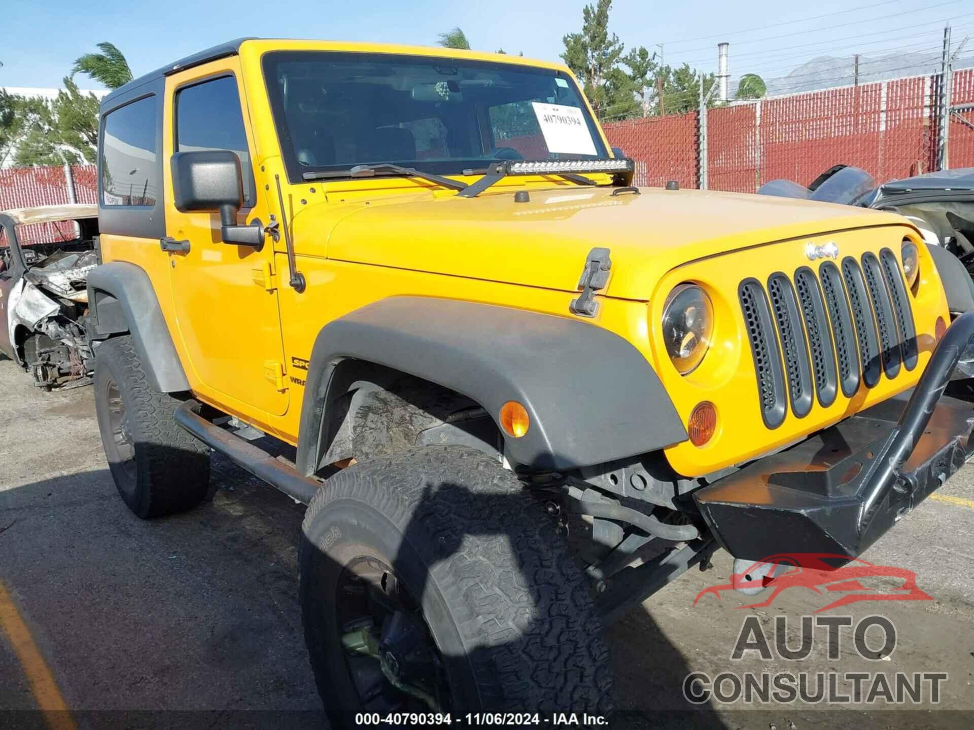 JEEP WRANGLER 2013 - 1C4AJWAG0DL546303