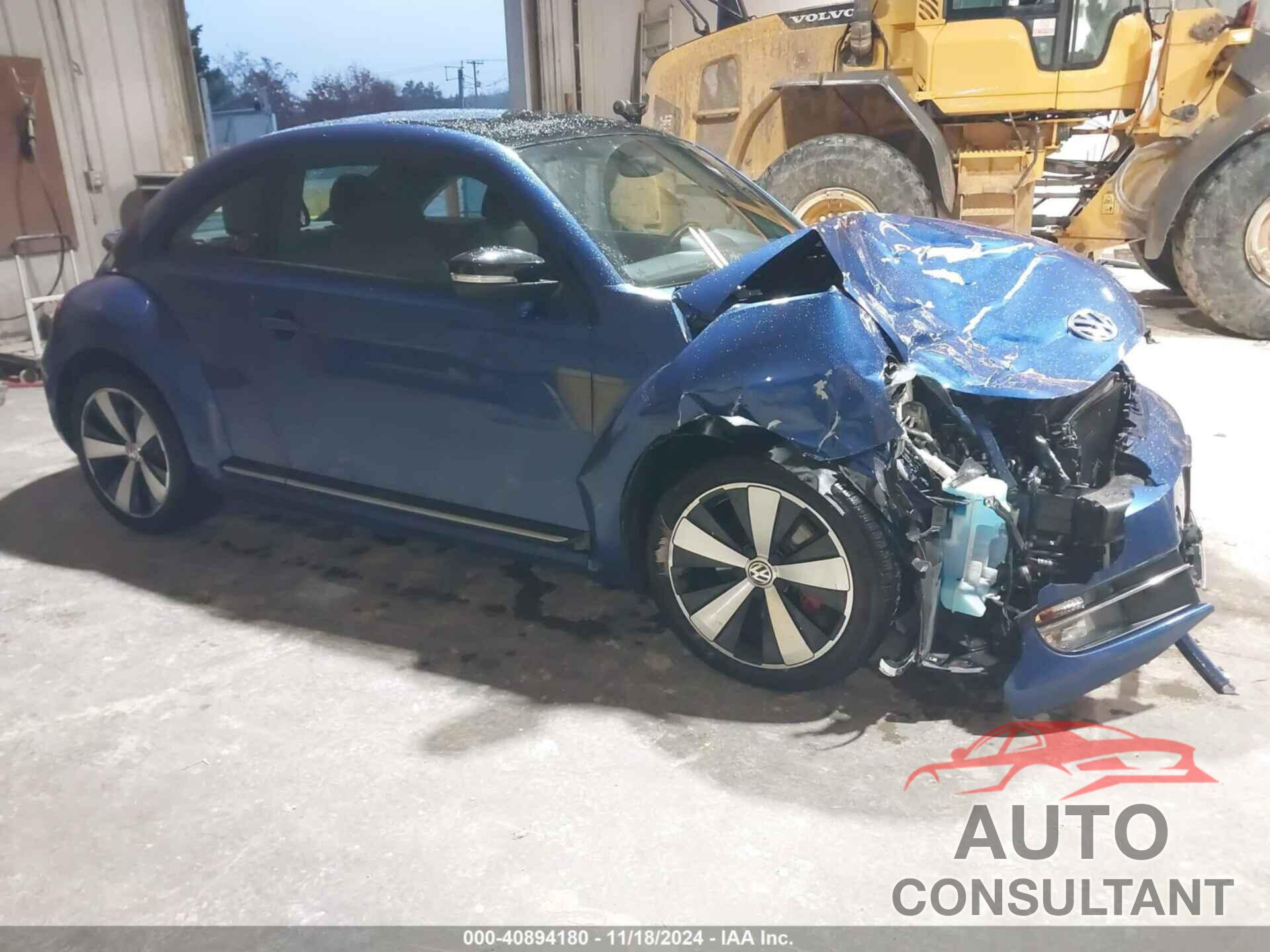 VOLKSWAGEN BEETLE 2012 - 3VWVA7AT8CM645451