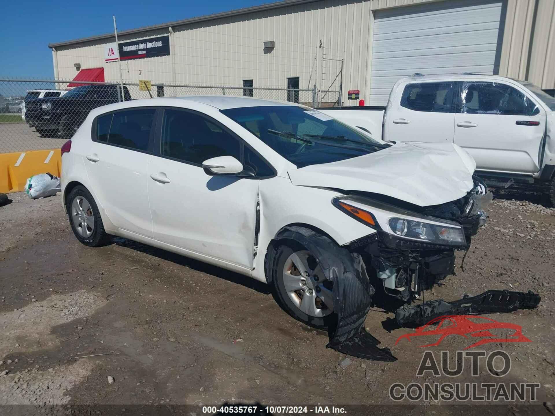 KIA FORTE 2017 - KNAFK5A84H5725537