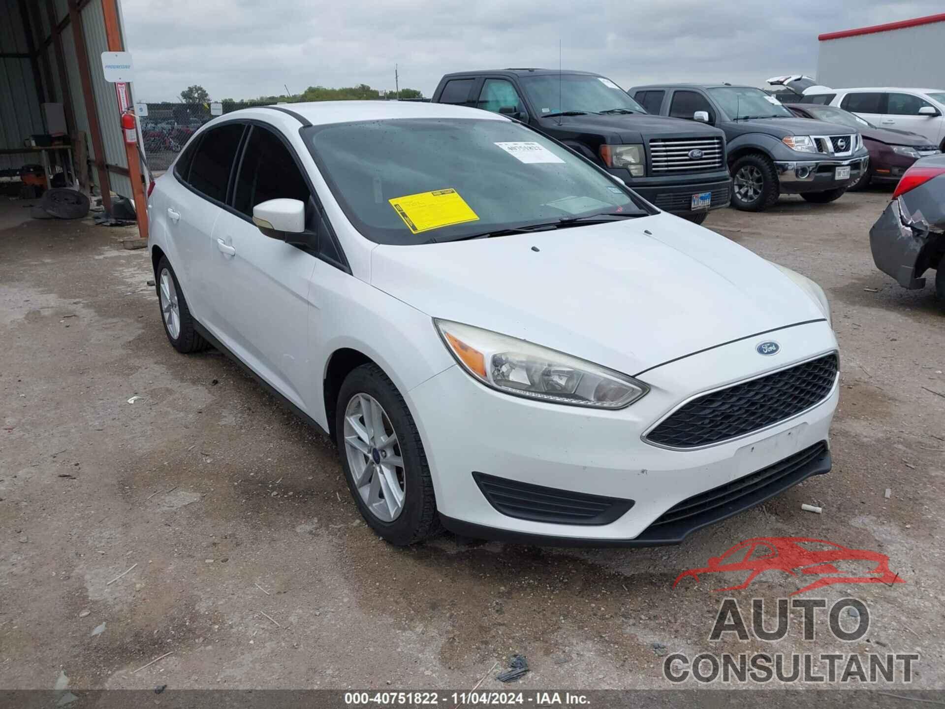 FORD FOCUS 2017 - 1FADP3F25HL265407