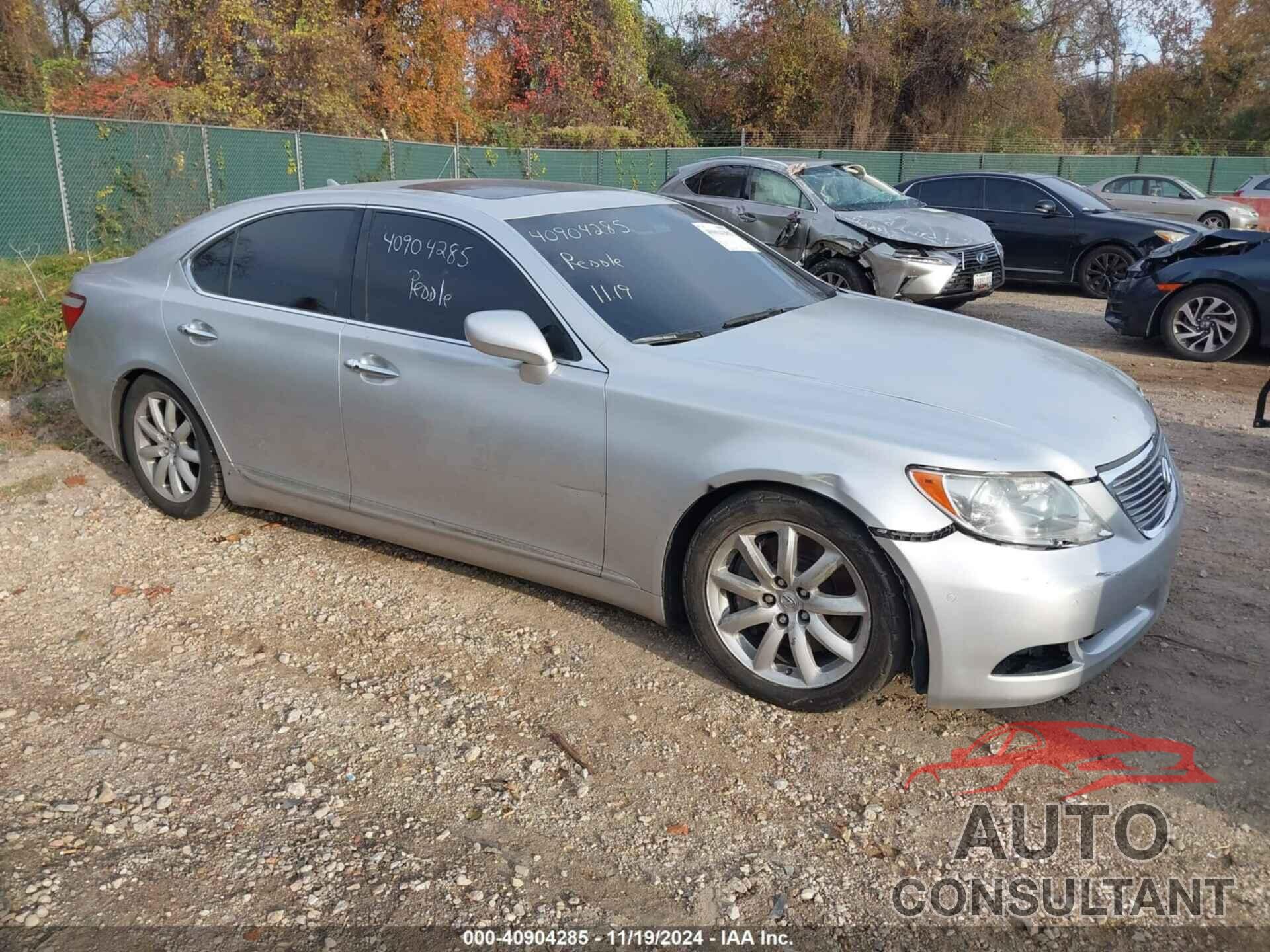 LEXUS LS 460 2009 - JTHCL46F695001482