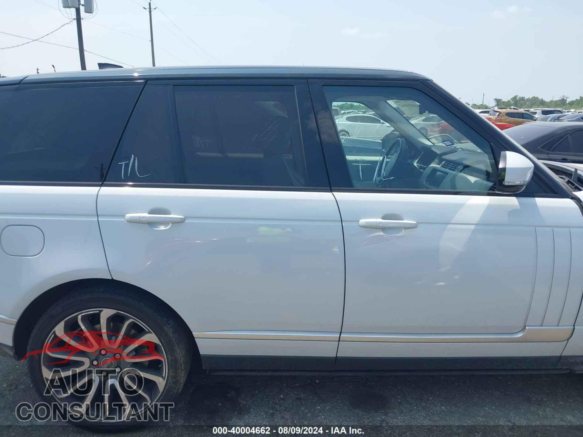 LAND ROVER RANGE ROVER 2017 - SALGS2FE8HA324433