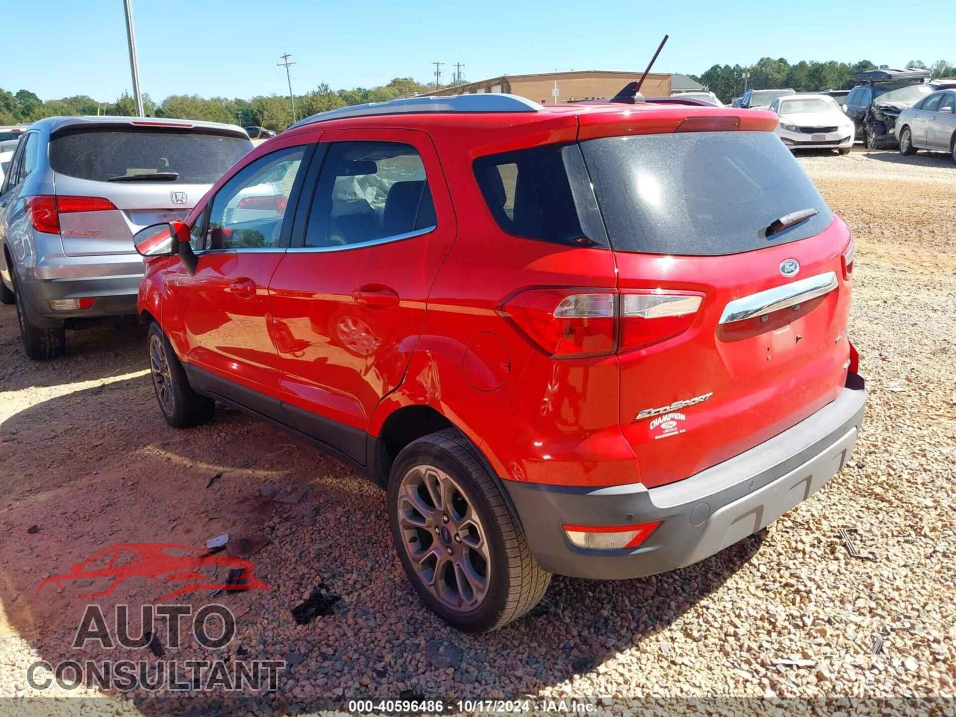 FORD ECOSPORT 2019 - MAJ6S3KL4KC279604